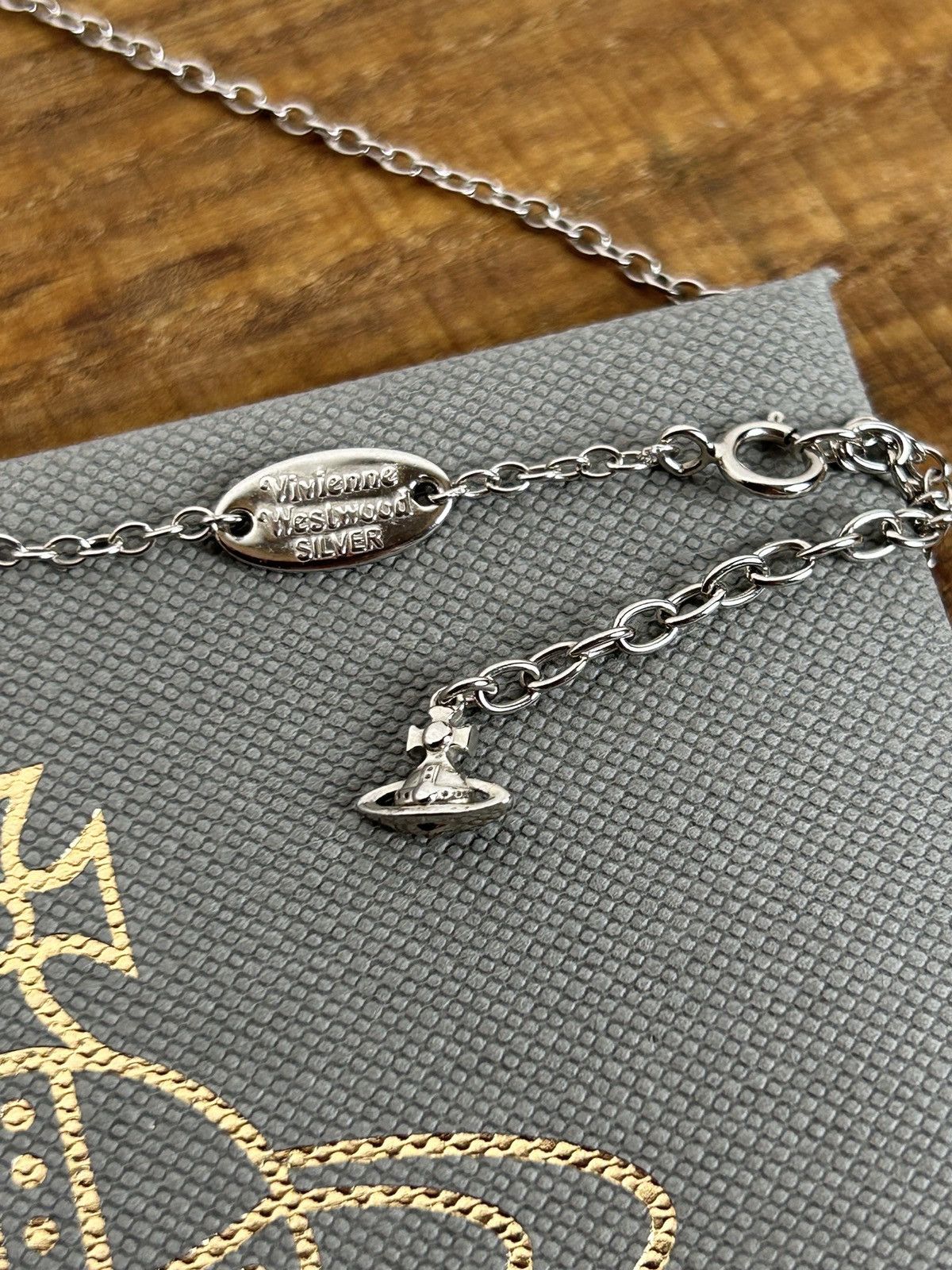 Vivienne Westwood SILVER 2024 Vivienne Westwood Phaedra Pendant Necklace Size ONE SIZE - 3 Thumbnail
