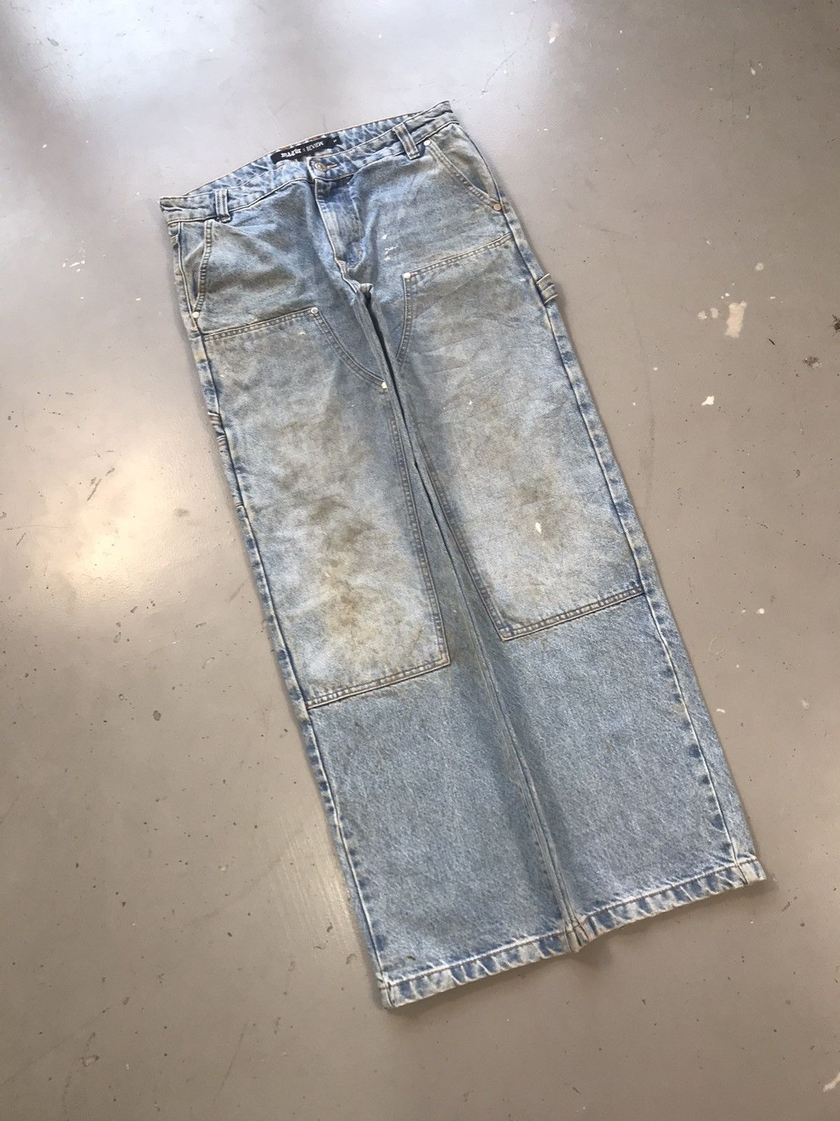 Vintage Vintage dusty double knee carpenter denim Size US 32 / EU 48 - 2 Thumbnail