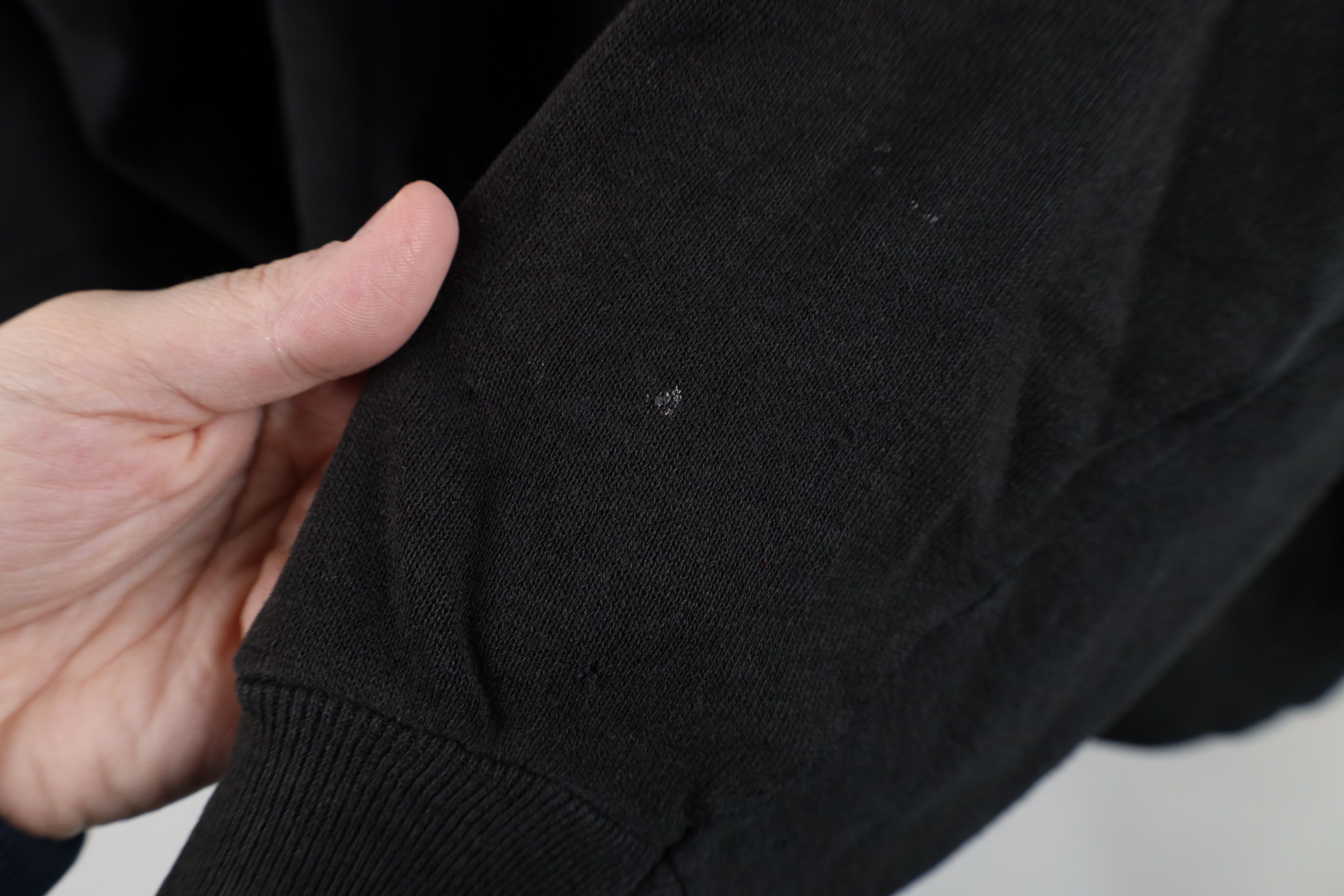 Vintage Vintage 70s 80s Streetwear Blank Boxy Fit Sweatshirt Black Size XL / US 12-14 / IT 48-50 - 9 Thumbnail