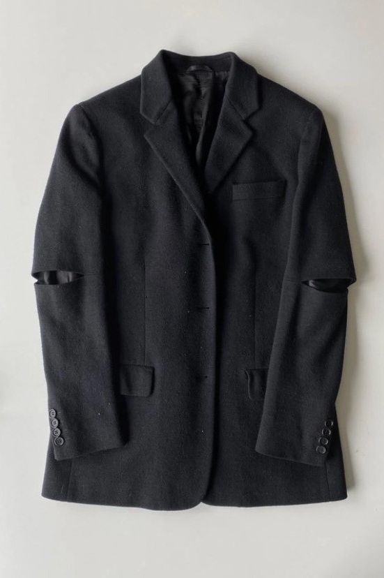 Helmut Lang Helmut Lang AW97 Slashed Elbow Military cutted blazer Size 34R - 1 Thumbnail