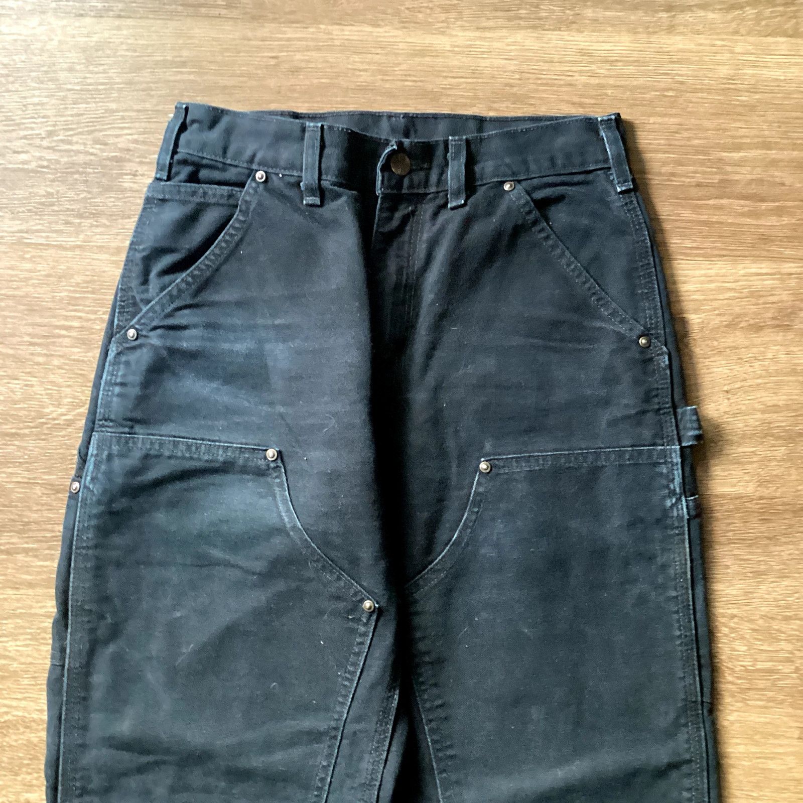 Carhartt Faded Black Carhartt Double Knee Pants - 28 x 32 Size US 28 / EU 44 - 6 Thumbnail