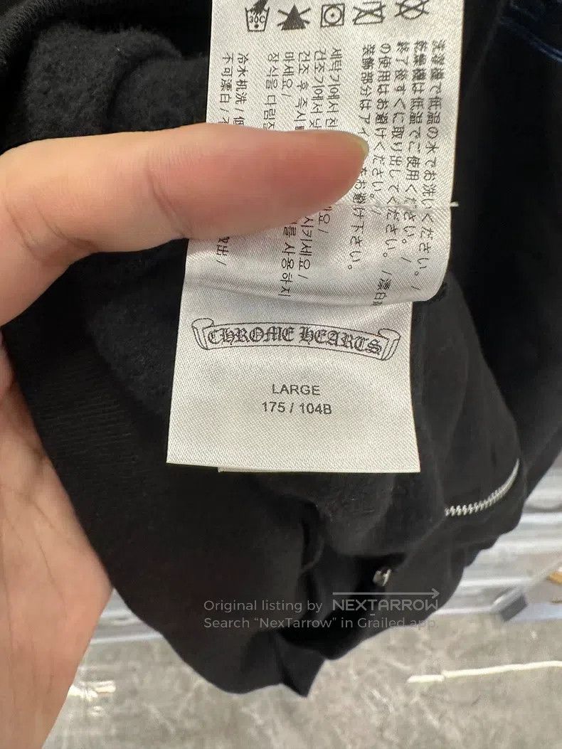 Chrome Hearts CHROME HEARTS Size L Foti vine flower arm zipper hoodie Size US L / EU 52-54 / 3 - 5 Thumbnail
