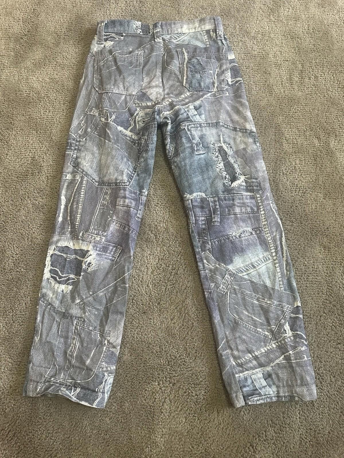 Jaded London Jaded London Denim Print Skaters Pants Sz 28 Size 28" / US 6 / IT 42 - 8 Thumbnail