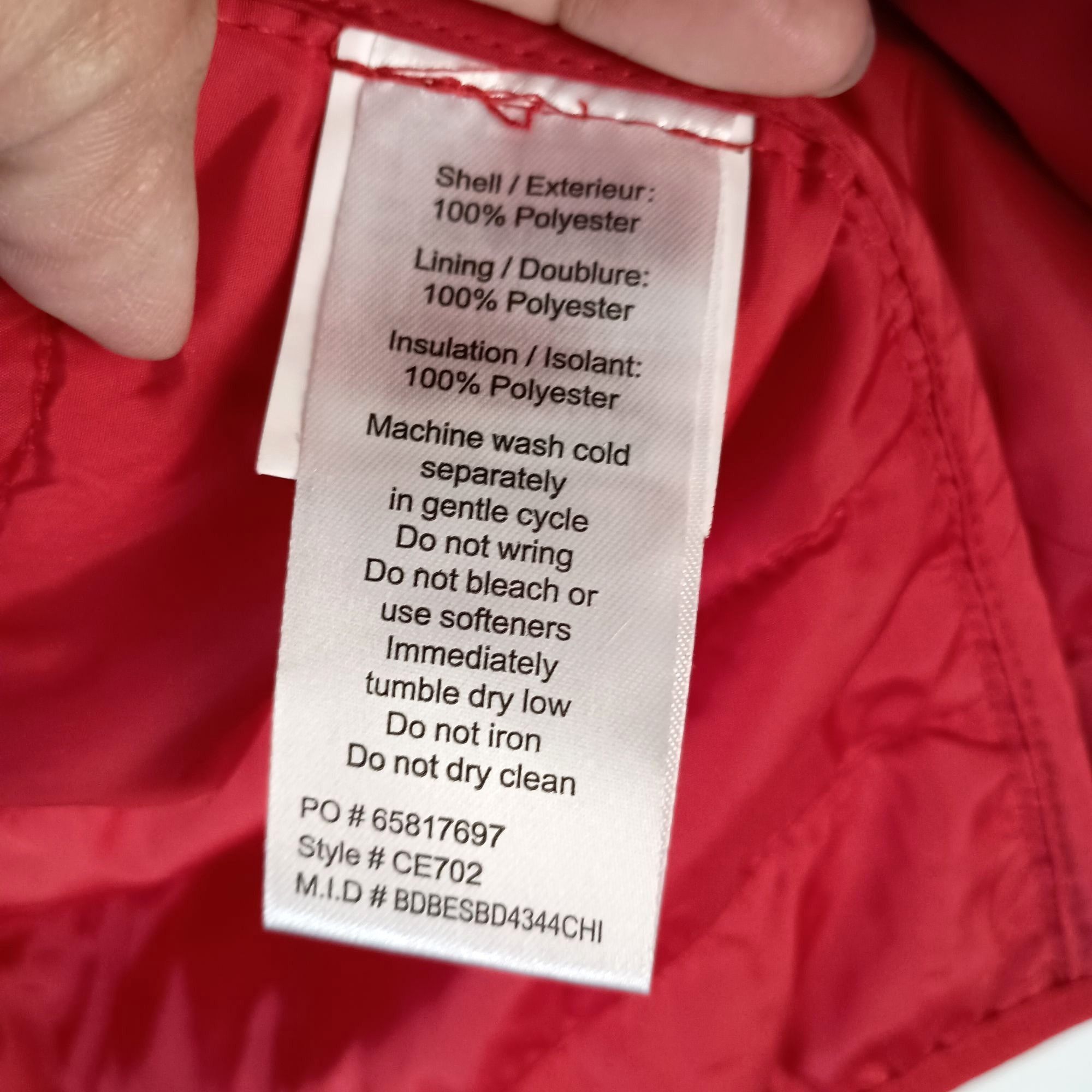 Other CORE365 CE702 Prevail Packable Puffer Vest Mens L Red Water Size US L / EU 52-54 / 3 - 3 Thumbnail