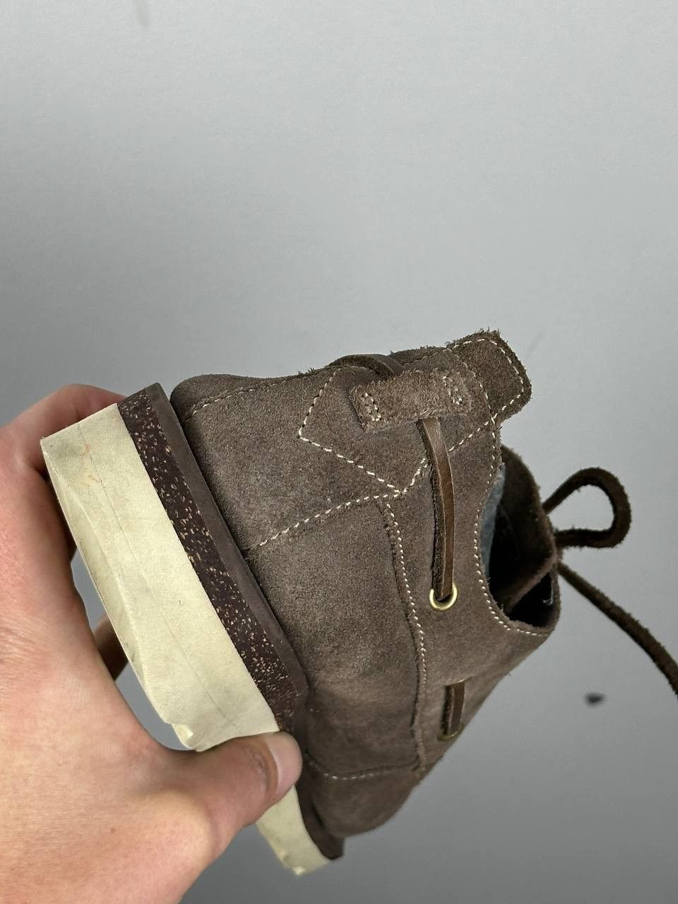 Clarks Clarks Wallabee Dakin Row Suede Beige Tan Slip Ons Size US 11.5 / EU 44-45 - 6 Thumbnail