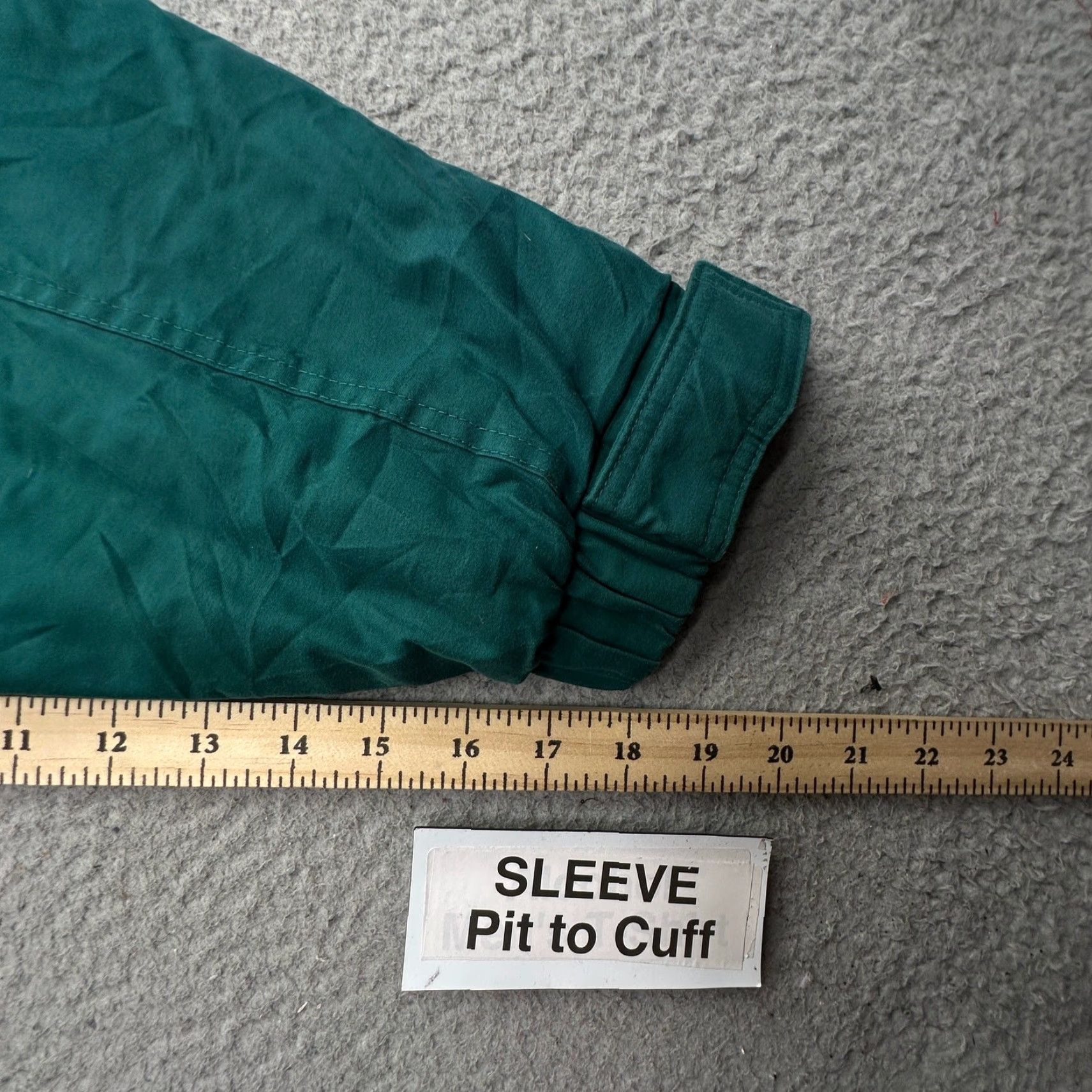 Vintage VINTAGE Woolrich Parka Hooded Jacket Womens Medium Pockets Green Purple Pockets Lined Jacket Womens Medium Green Purple Pockets Lined Size M / US 6-8 / IT 42-44 - 5 Thumbnail
