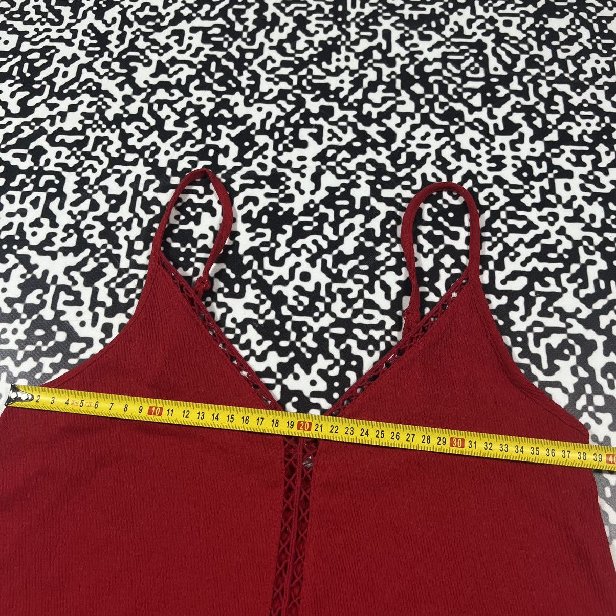 Vintage Vintage Y2K Sexy Retro Red Tank Top Japanese 90s Style Size M / US 6-8 / IT 42-44 - 16 Thumbnail