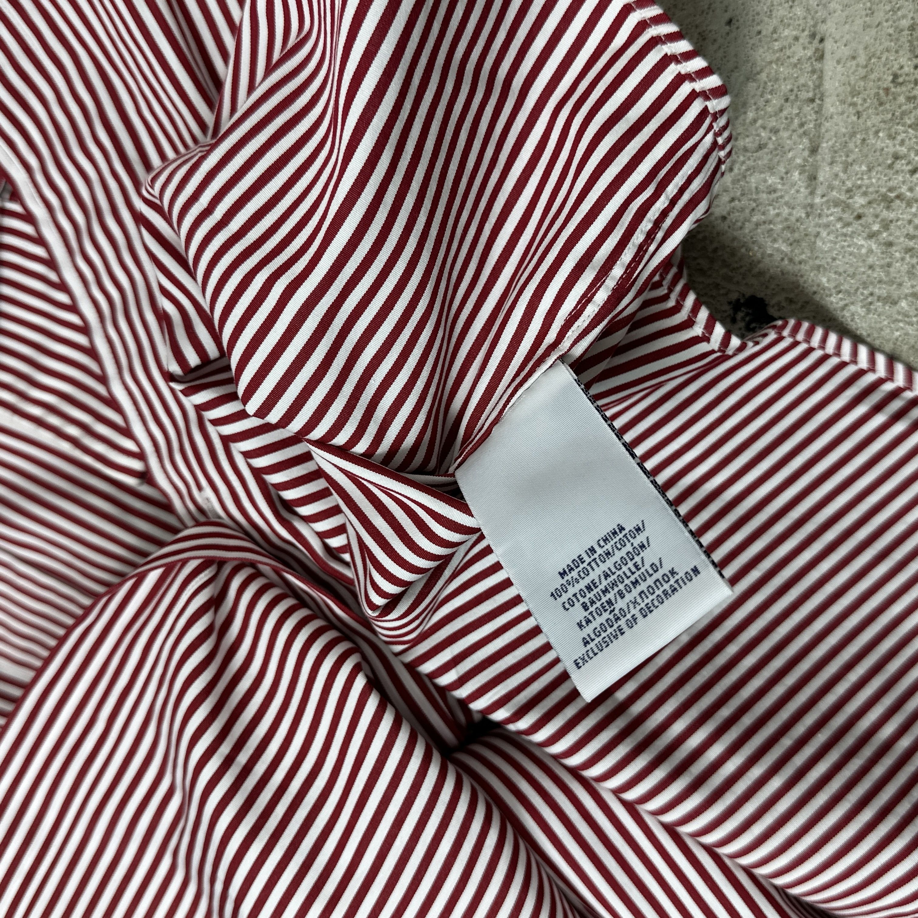 Polo Ralph Lauren Vintage Pinstripe Button Down Polo Ralph Lauren Shirt Y2K Size US XL / EU 56 / 4 - 5 Thumbnail