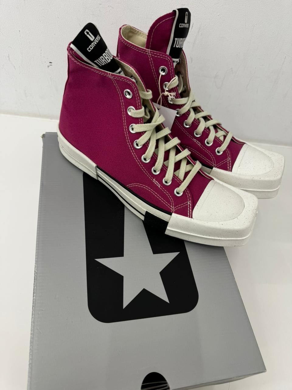 Converse × Rick Owens Drkshdw TURBODRK LACELESS Size US 8.5 / EU 41-42 - 1 Thumbnail