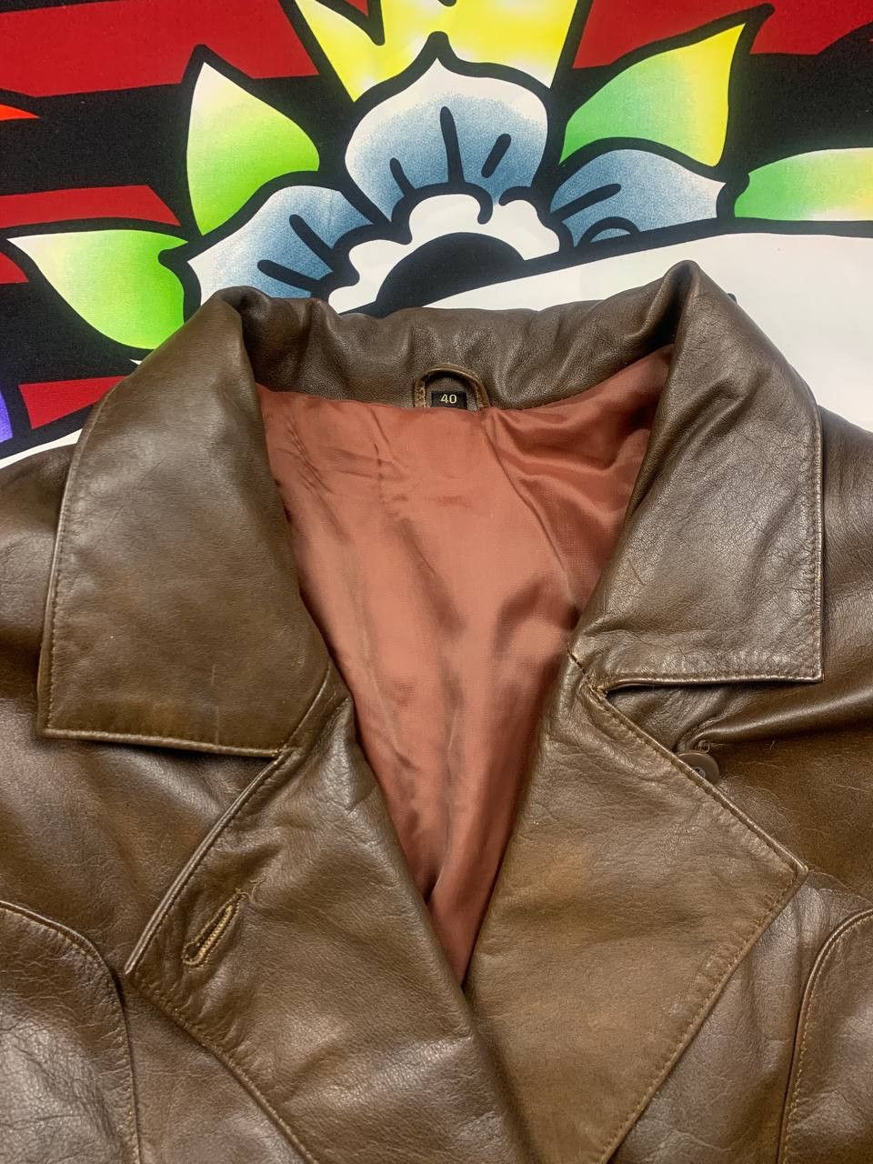 Vanson Leathers Vintage Korean leather flight bomber jacket Size 40(XL) Size M / US 6-8 / IT 42-44 - 3 Thumbnail