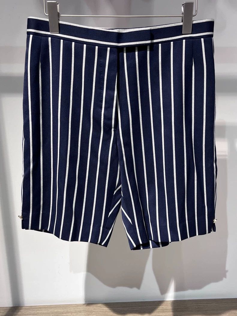 Thom Browne Thom Browne Striped Shorts Size US 44 / EU 60 - 1 Thumbnail