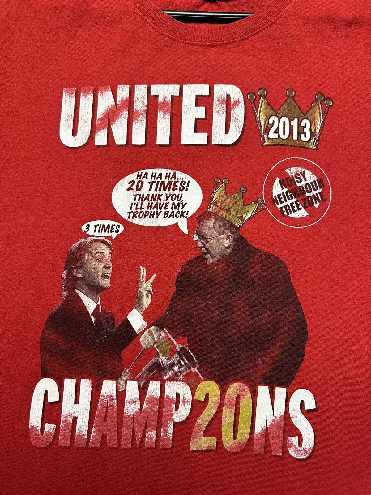 Vintage Vintage Manchester United soccer tee Champions 2013 20 Size US M / EU 48-50 / 2 - 4 Thumbnail