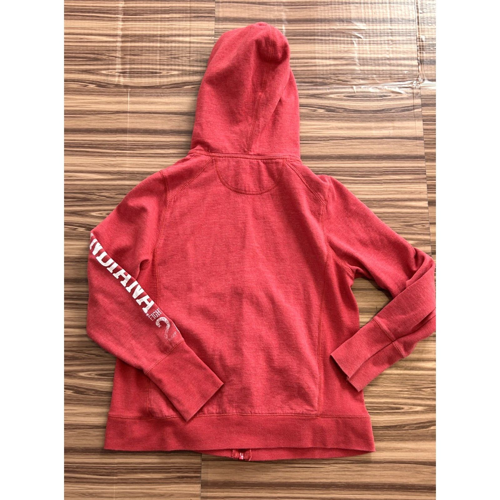 Champion Womens Champion Full Zip Hoodie Pullover Jacket Large Red Red Champion Zip Up Jacket Womens Large Full Zip Hoodie Size L / US 10 / IT 46 - 2 Thumbnail