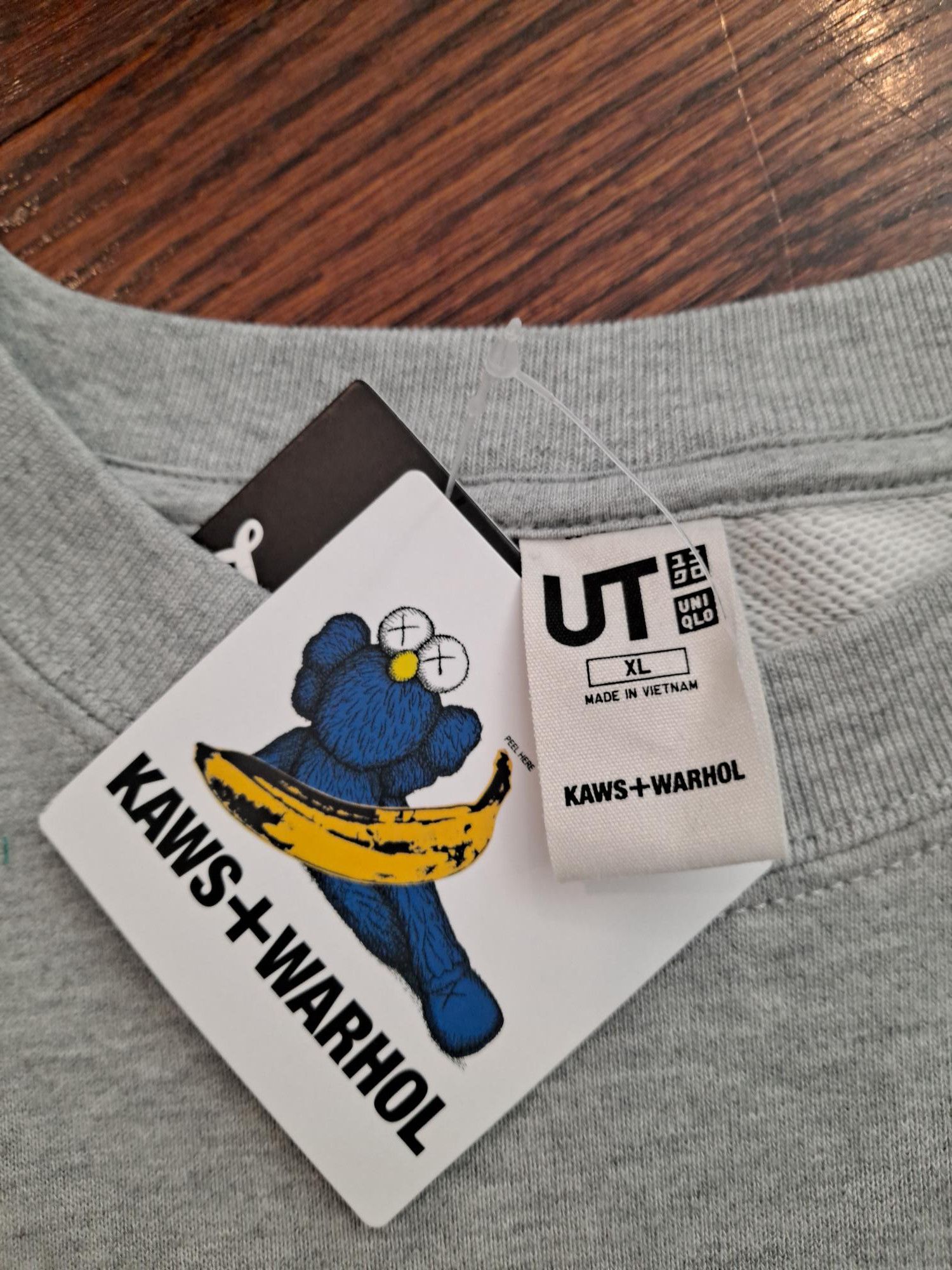 Kaws KAWS x Uniqlo Warhol Graphic Sweatshirt Gray Size US XL / EU 56 / 4 - 2 Thumbnail