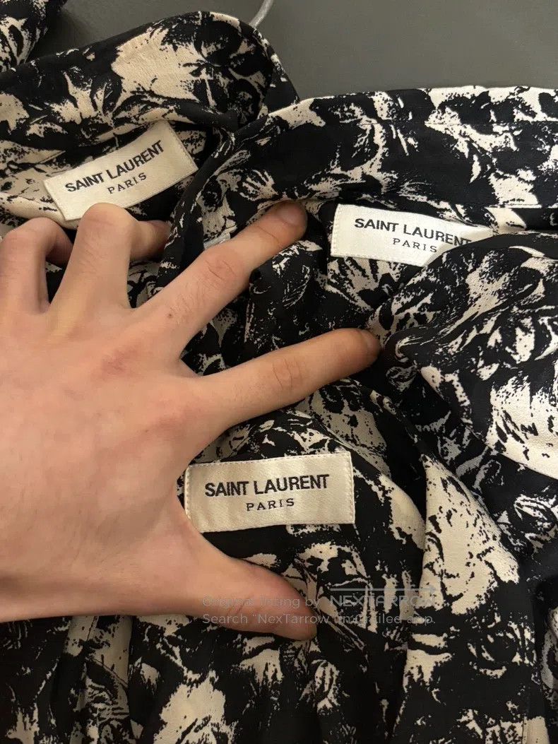 Saint Laurent Paris Saint Laurent Paris size 37 French Rose Shirt Size US M / EU 48-50 / 2 - 6 Thumbnail
