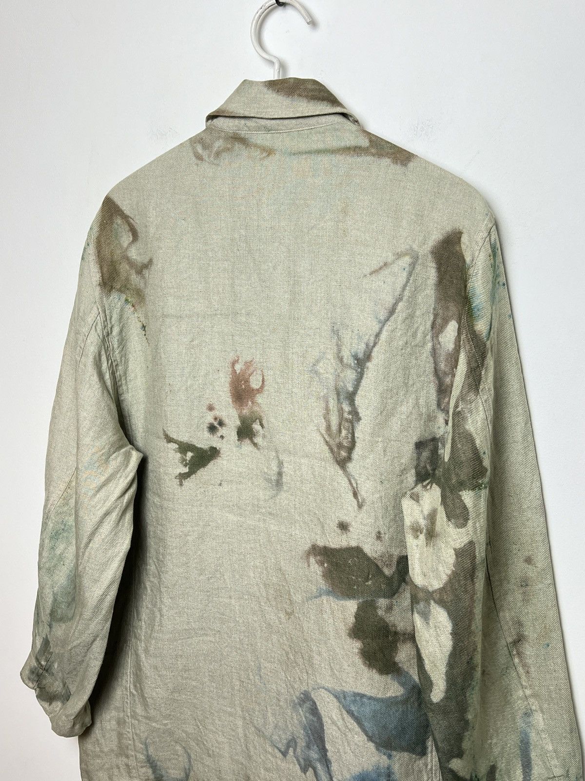 Kenzo kenzo custom tie dye y2k painters work/chore linen jacket Size US M / EU 48-50 / 2 - 8 Thumbnail