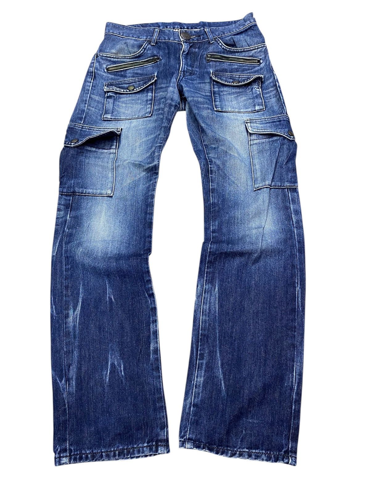 Lee Punk style multipocket lee cargo jeans Size US 30 / EU 46 - 1 Thumbnail