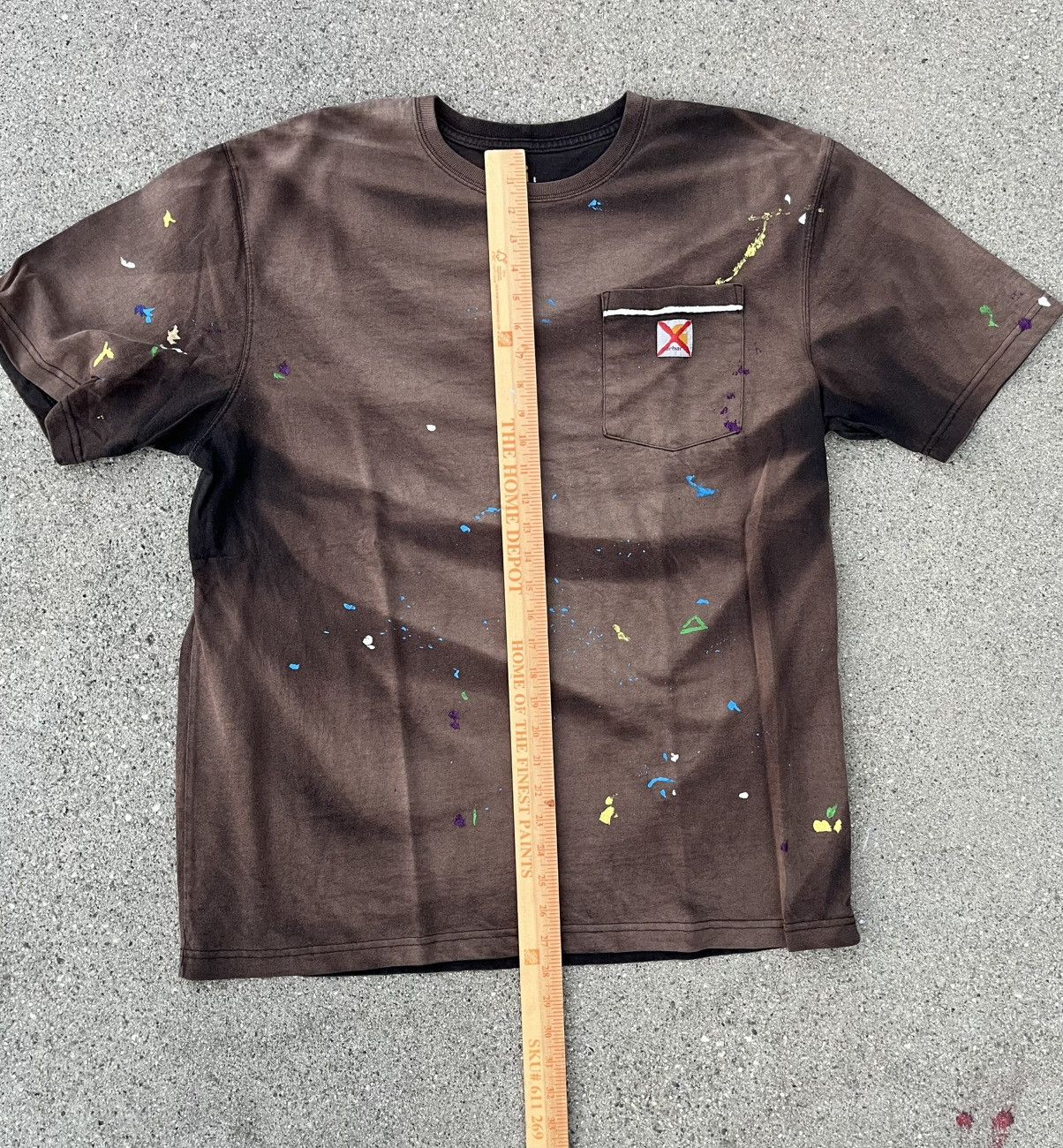 Carhartt Custom Carhartt T-Shirt Sun Fade Thrashed Distressed Pocket Size US L / EU 52-54 / 3 - 4 Thumbnail