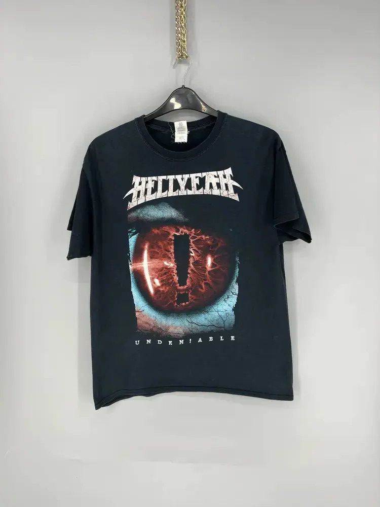 Band Tees × Vintage Vintage Hellyeah Band Forged In Fire Tour Band Rock Tee Size US L / EU 52-54 / 3 - 1 Thumbnail