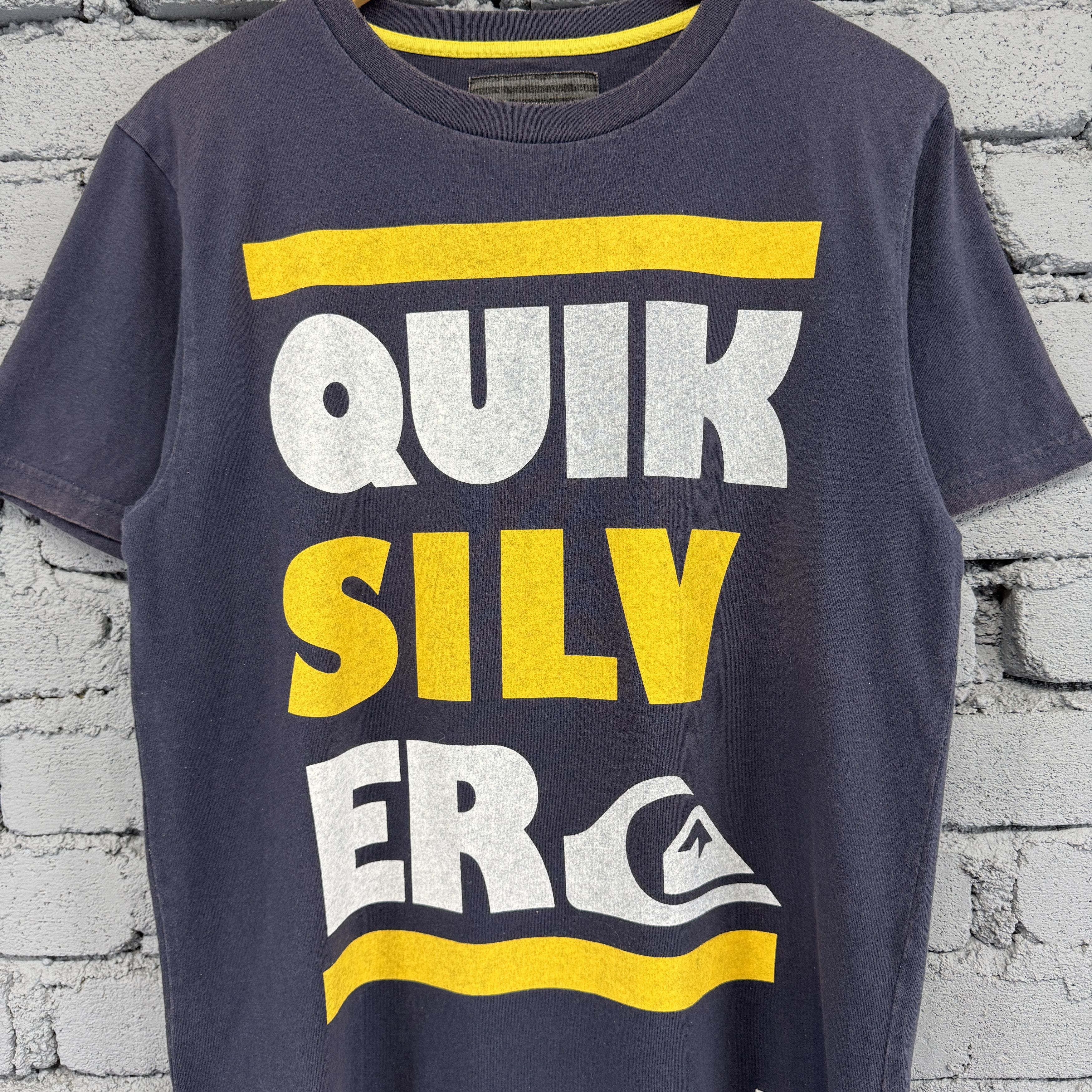 Vintage Vintage Quiksilver Big Logo Surfing Sunfaded Tshirt Size US M / EU 48-50 / 2 - 3 Thumbnail