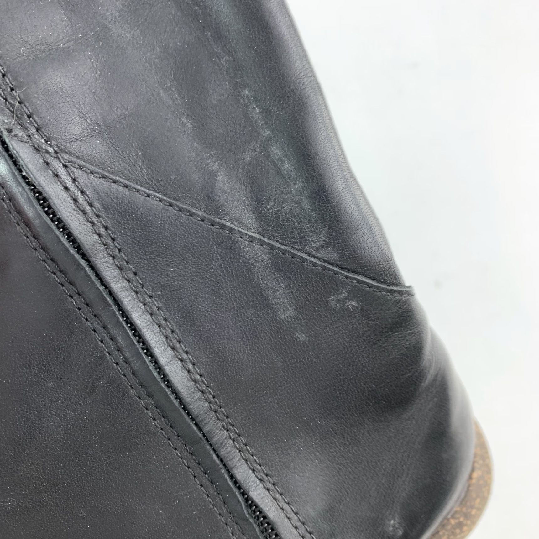 Teva Teva Women's Leather Mid-Calf Riding Boots Black US 6 EU 37 Side Zip Button Boot Casual Everyday Winter Size US 6 / IT 36 - 4 Thumbnail