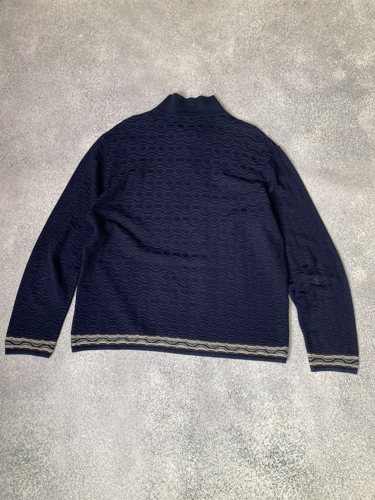 Missoni × Vintage Vintage Missoni Sport Navy Sweater Size US L / EU 52-54 / 3 - 7 Thumbnail