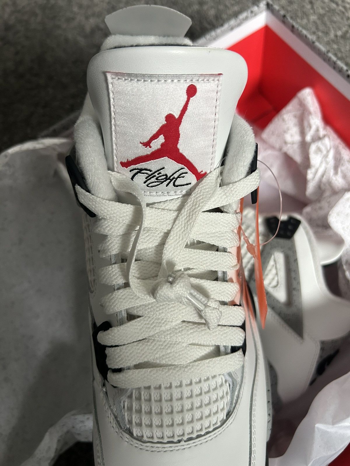 Jordan Brand Jordan 4 Retro White Cement (2025) Size US 9.5 / EU 42-43 - 7 Thumbnail