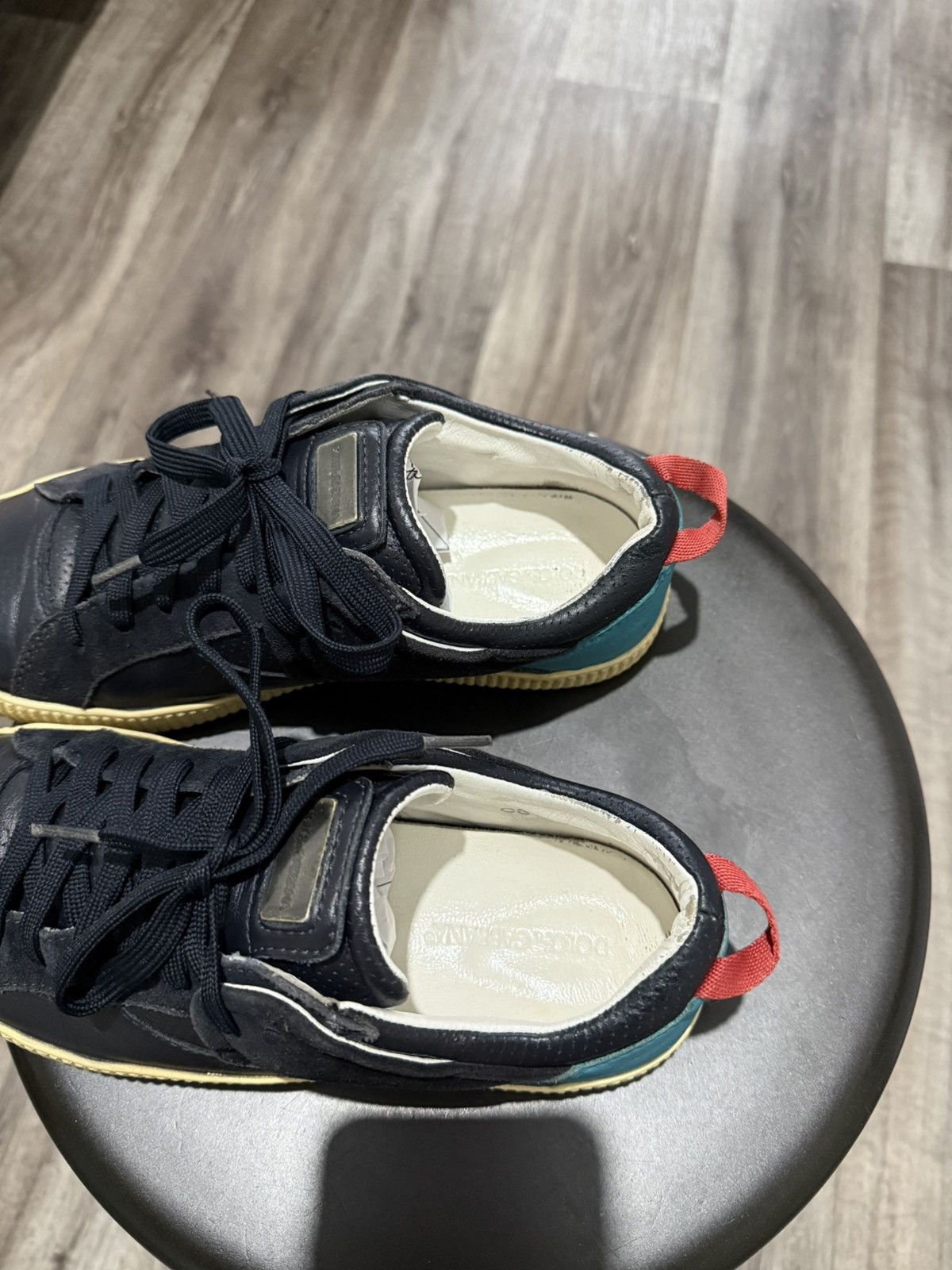 Dolce & Gabbana DOLCE GABANA LEATHER SNEAKERS MENS LACE UP LUXURY OLD MONEY Size US 9 / EU 42 - 15 Thumbnail