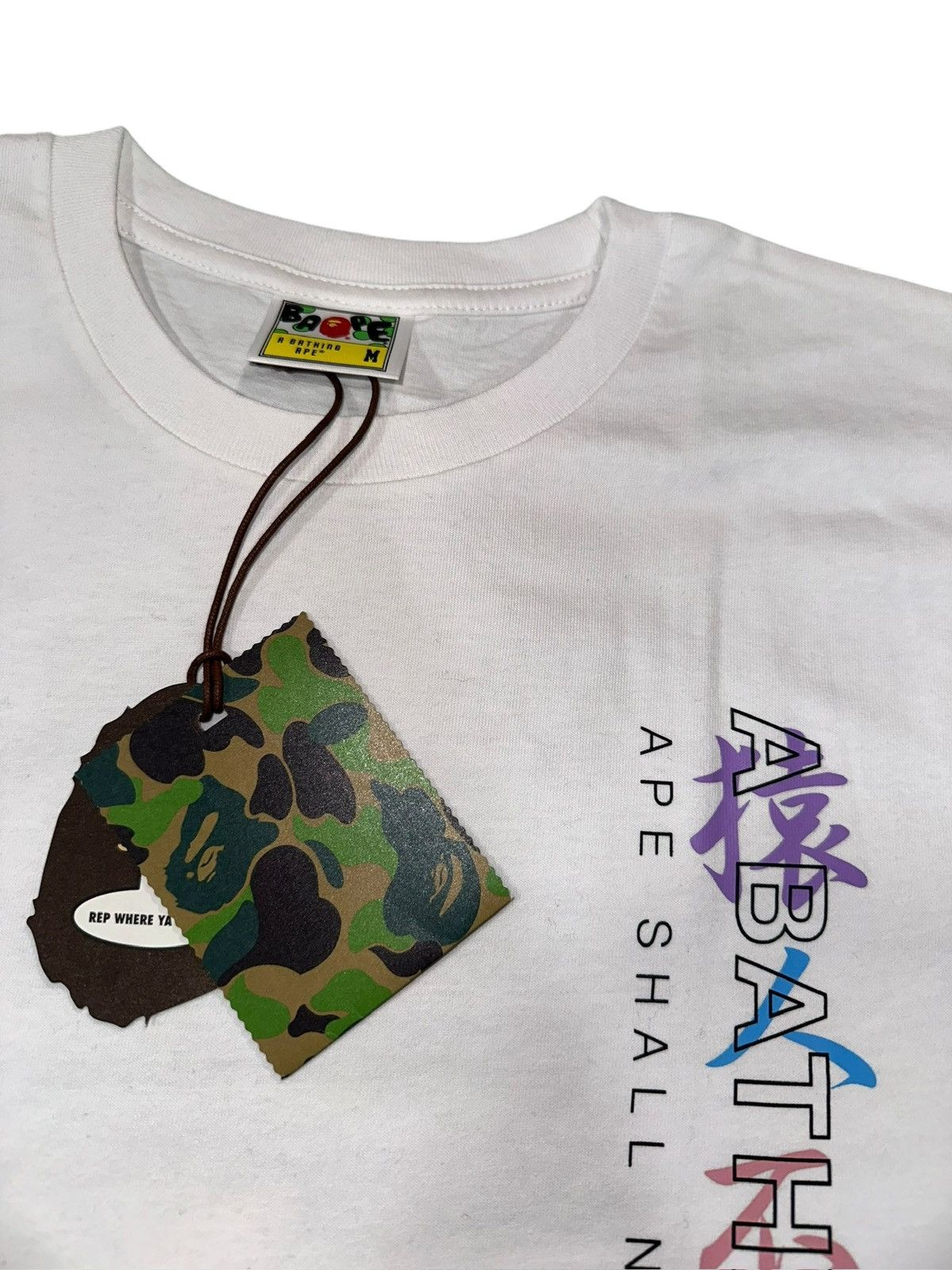 Bape Multi Camo Kanji Ape Head Tee Size US M / EU 48-50 / 2 - 3 Thumbnail