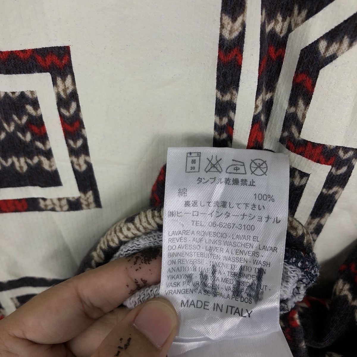 Japanese Brand VINTAGE NAVAJO DESIGN SWEATSHIRT FRENKLIN BIG LOGO Size L / US 10 / IT 46 - 10 Thumbnail