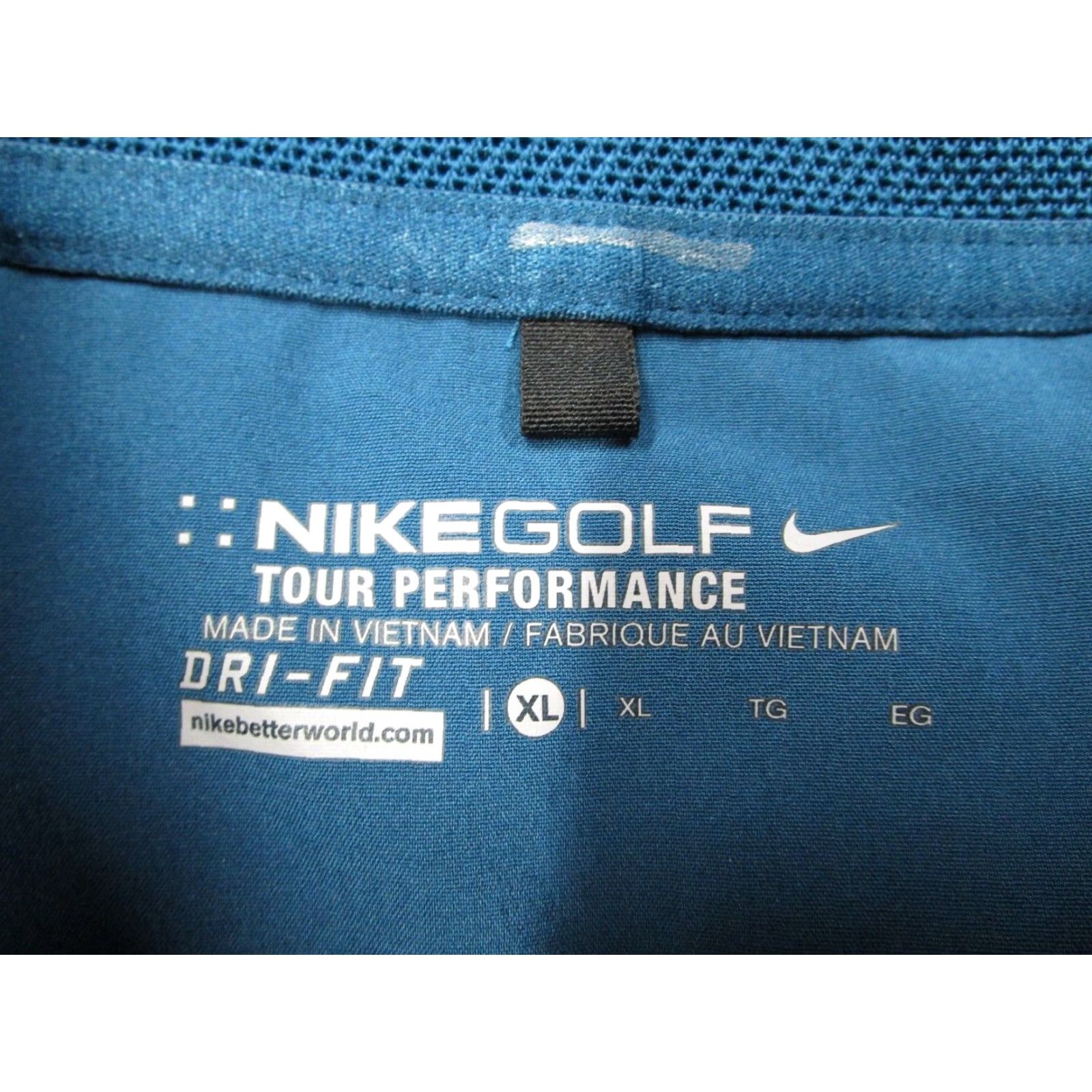 Nike Nike Golf Jacket Mens XL Blue Dri-Fit 1/4 Zip Pullover Disneyland Resort Size US XL / EU 56 / 4 - 3 Thumbnail