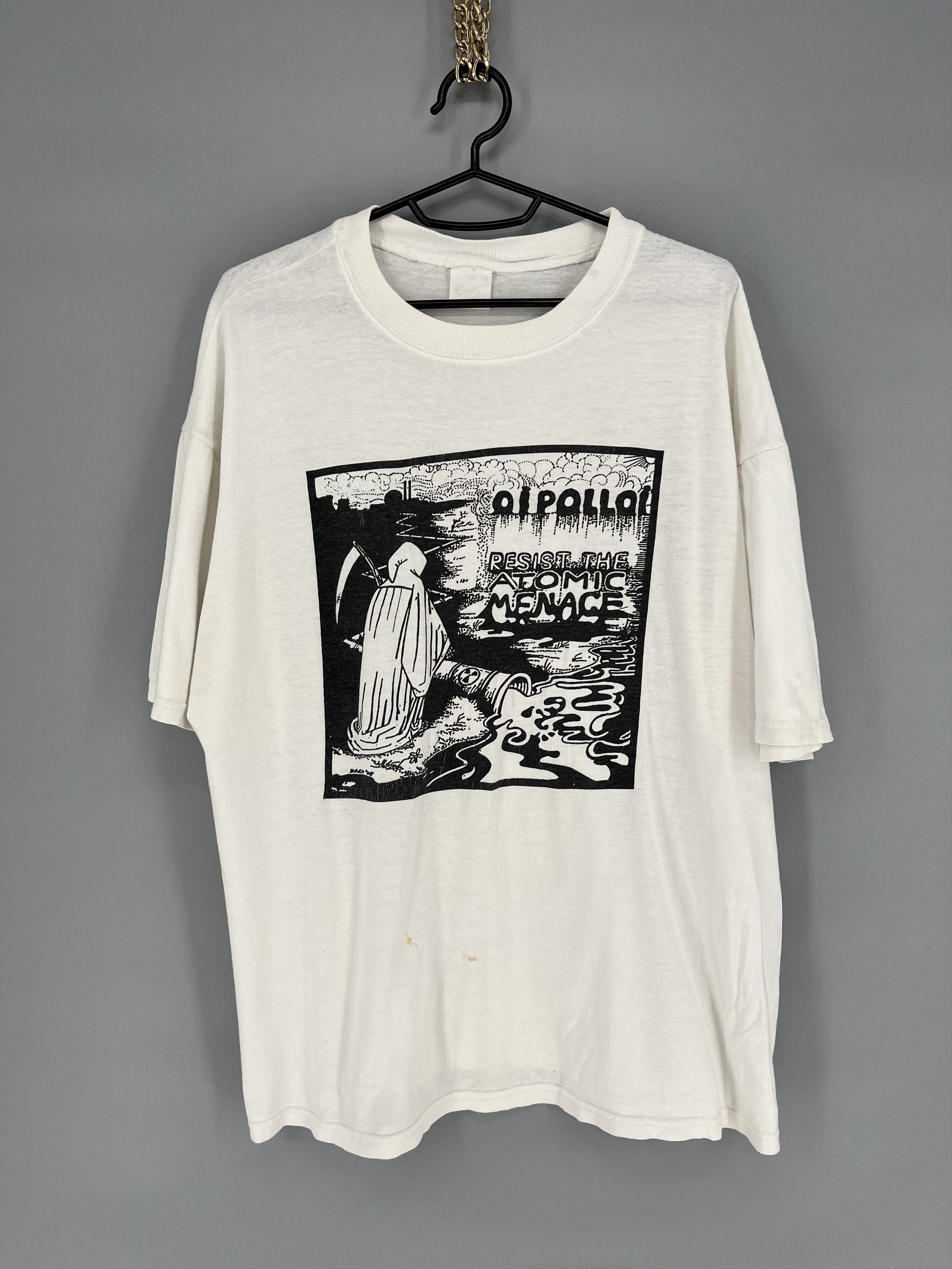 Band Tees Vintage Y2K Oi Polloi Punk Band T Shirt 666 Size US XL / EU 56 / 4 - 2 Thumbnail