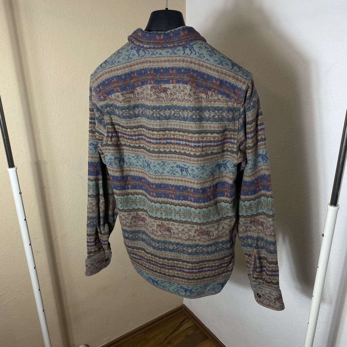 RRL Ralph Lauren RRL Double Ralph Lauren Fair Isle Hunting Jacquard Workshirt Size US S / EU 44-46 / 1 - 11 Thumbnail