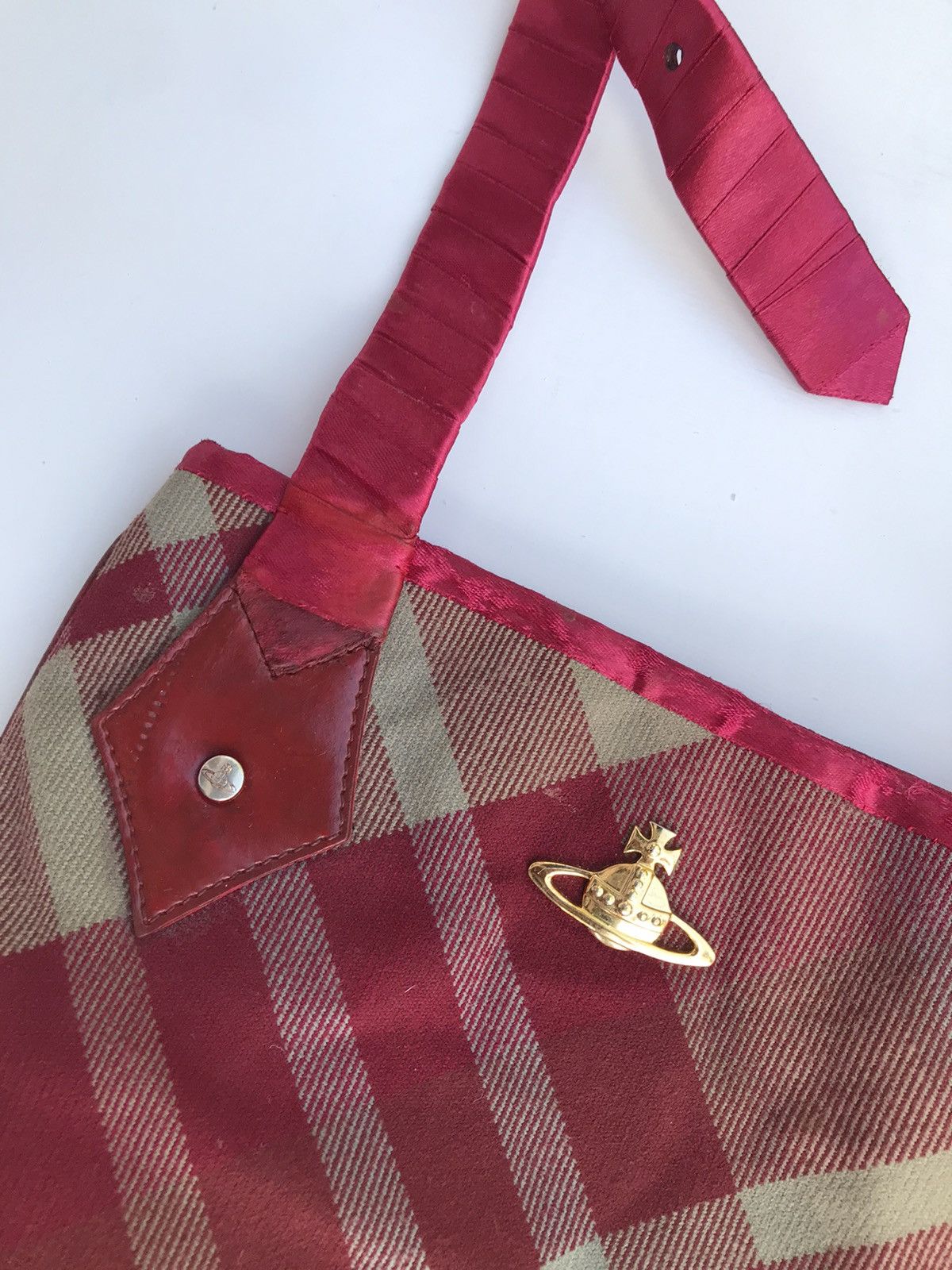 Vintage Vivienne Westwood Bag Tartan Size ONE SIZE - 4 Thumbnail