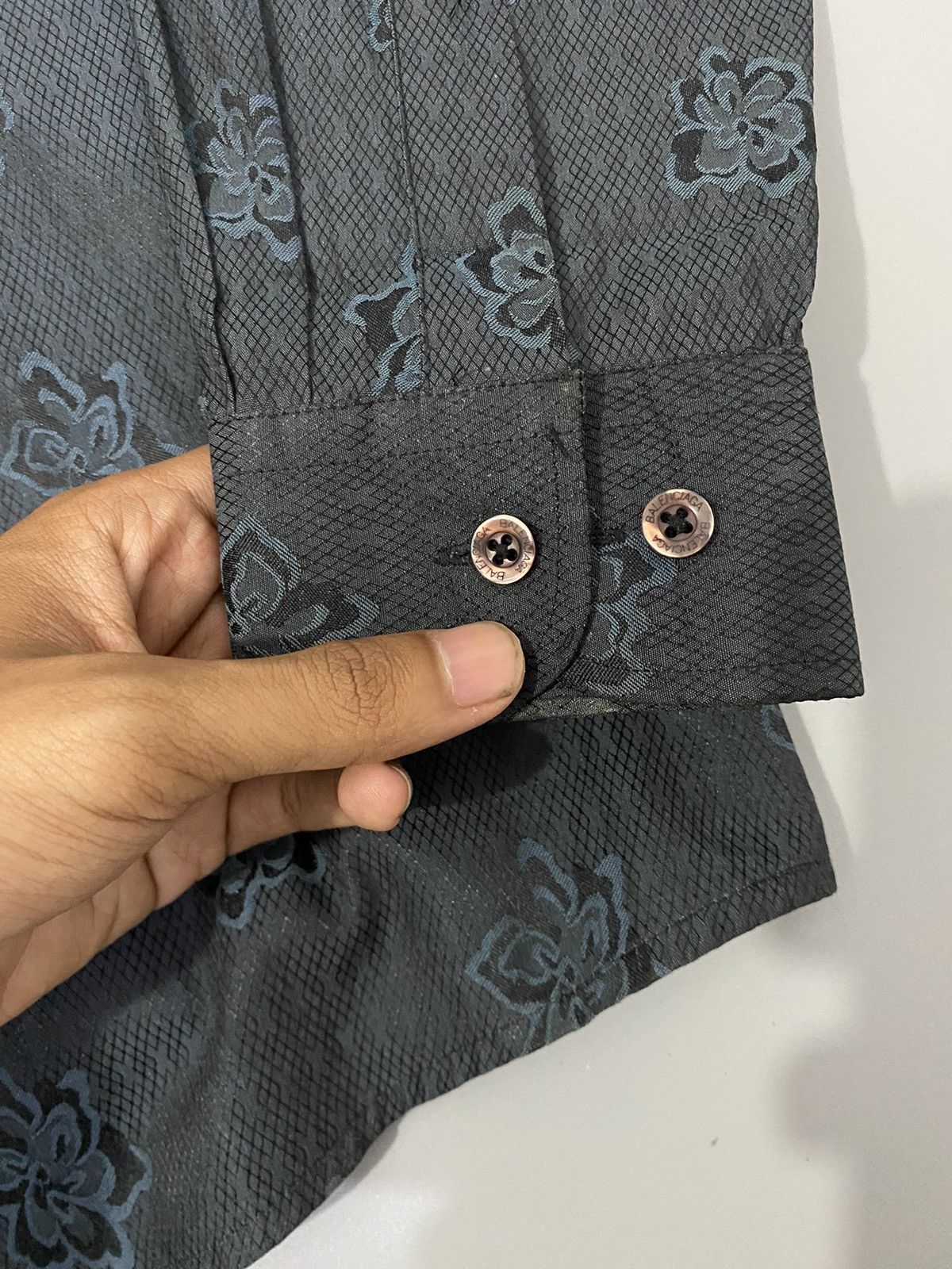Balenciaga 💥Floral💥Balenciaga Shirt Buttons Up Size US L / EU 52-54 / 3 - 13 Thumbnail