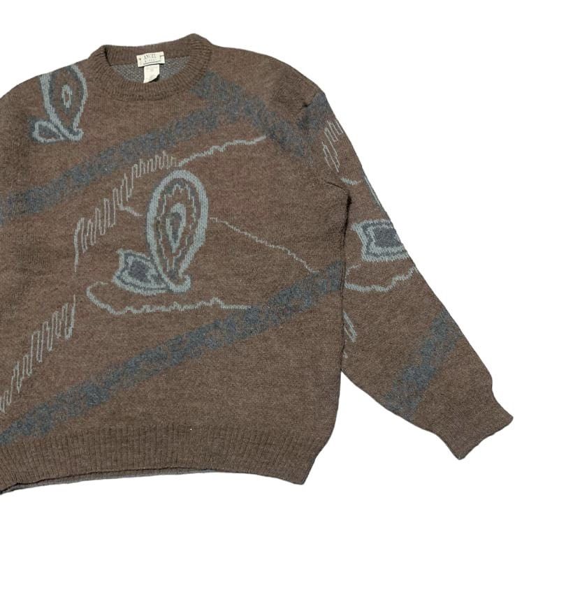Vintage Wool knitwear Sweater Hype Color Angel Moreau