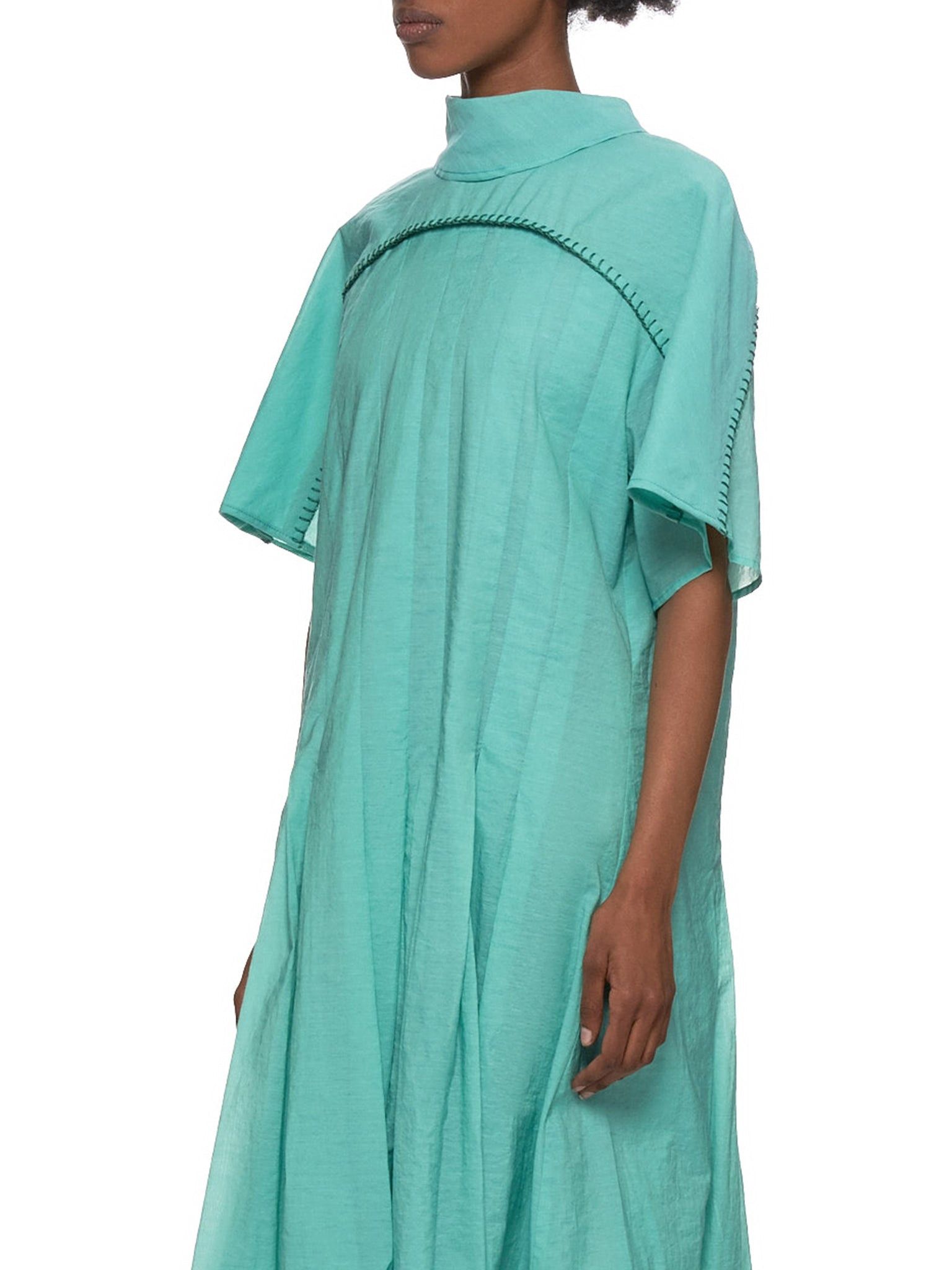 Acne Studios o1y0725 Mini Dress in Green Size XS / US 0-2 / IT 36-38 - 5 Thumbnail
