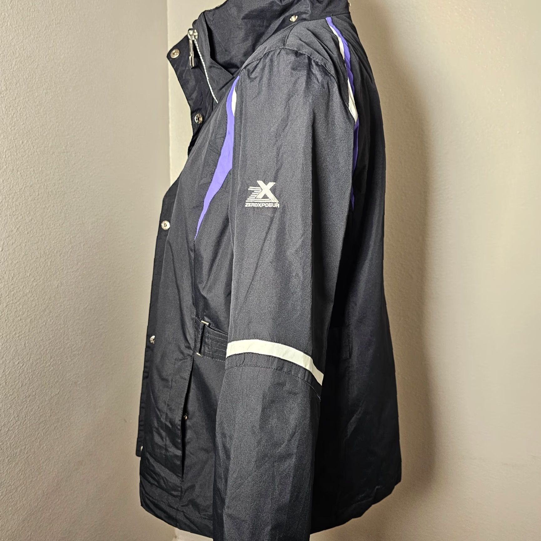 ZeroXposur ZeroXposur Coat Women's Medium Black Jacket Outdoor Snowboard Skiing Zip Snap Size M / US 6-8 / IT 42-44 - 3 Thumbnail
