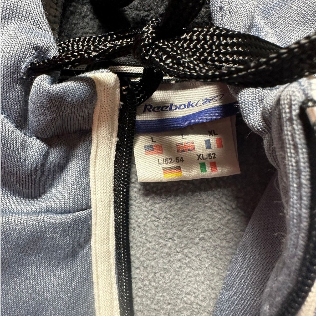 Reebok Vintage Mens Large Mid 2000s Reebok Tag Zip Up Size US L / EU 52-54 / 3 - 3 Thumbnail