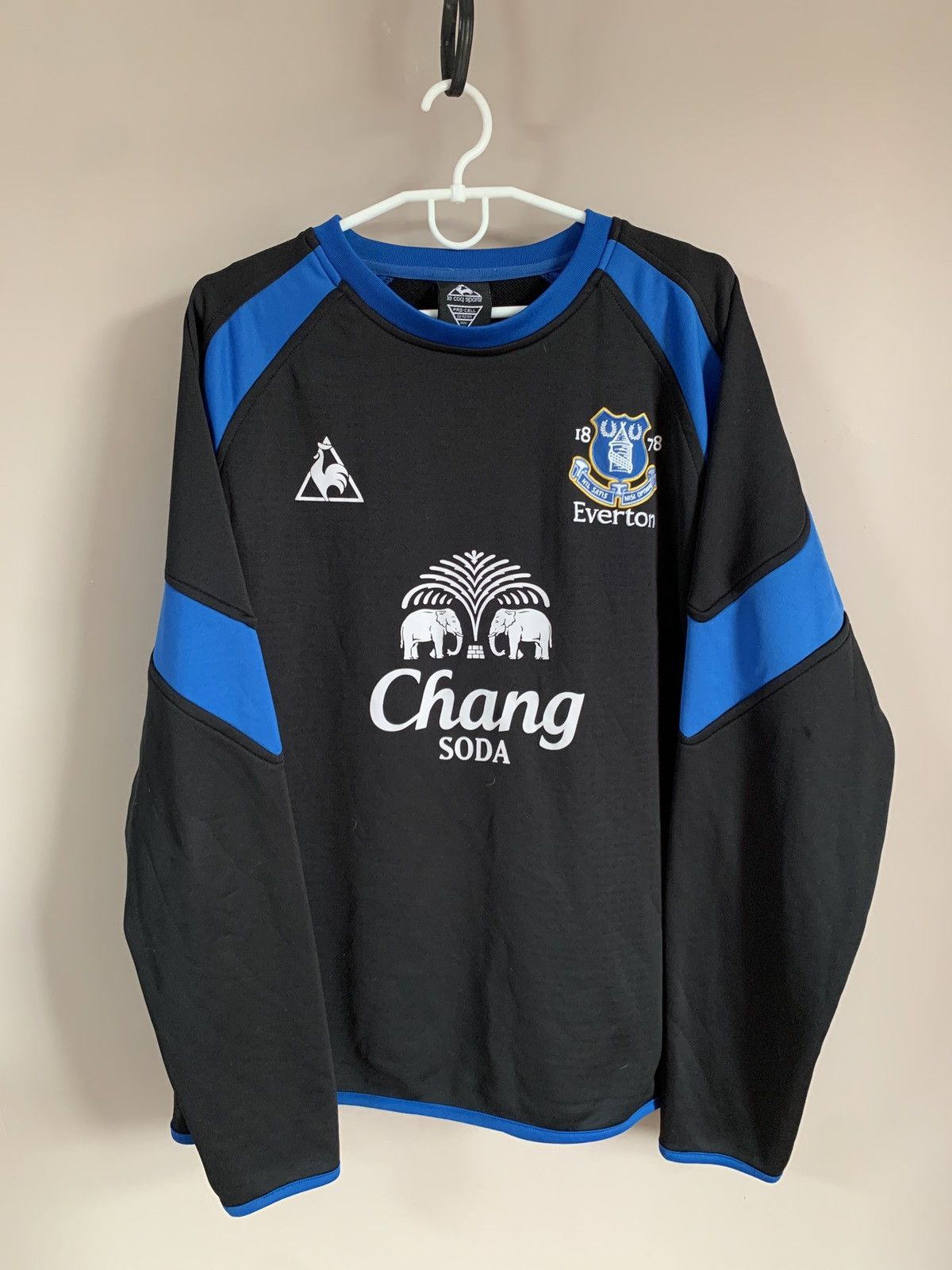 Le Coq Sportif Everton Vintage Football Sweatshirt Le Coq Sportif Soccer L Size US L / EU 52-54 / 3 - 1 Thumbnail