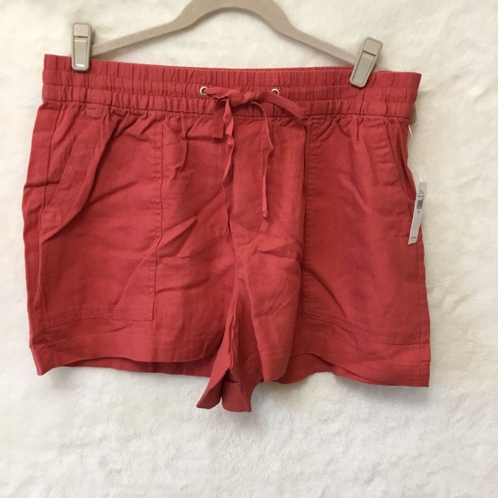 Gap GAP Factory Orange Desert Flower Pull-On Utility Shorts Size 32" / US 10 / IT 46 - 6 Thumbnail