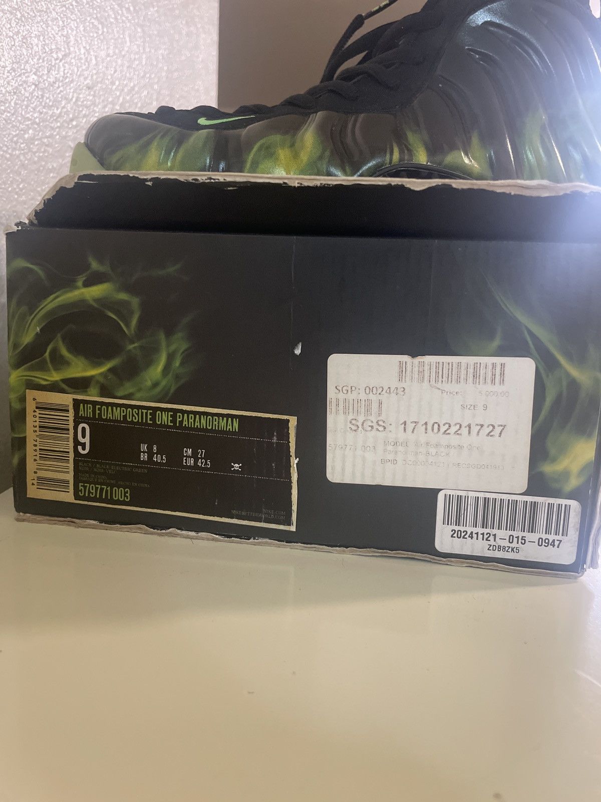 Nike Nike Air Foamposite One Paranorman Size 9 Promo Sample Rare Size US 9 / EU 42 - 7 Thumbnail