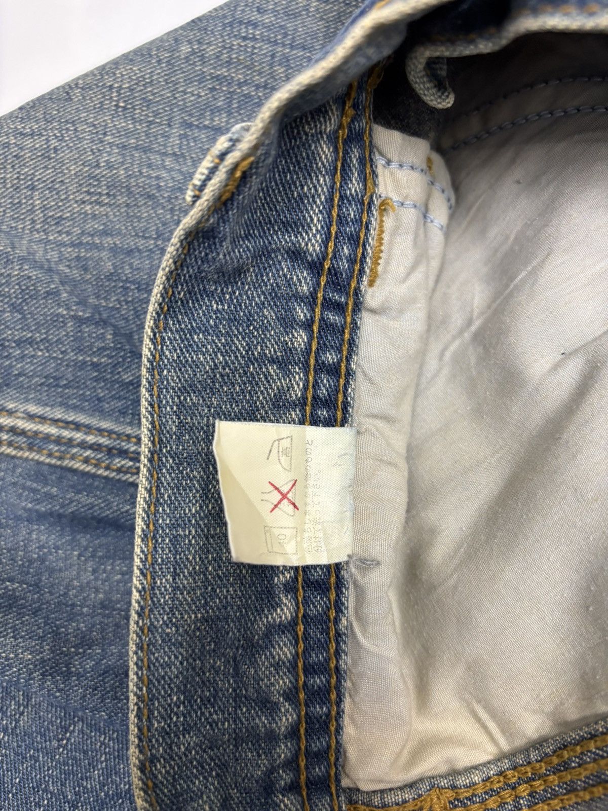 Undercover LIGHTNING BOLT BAGGY CARPENTER DENIM JEANS Size US 32 / EU 48 - 11 Thumbnail