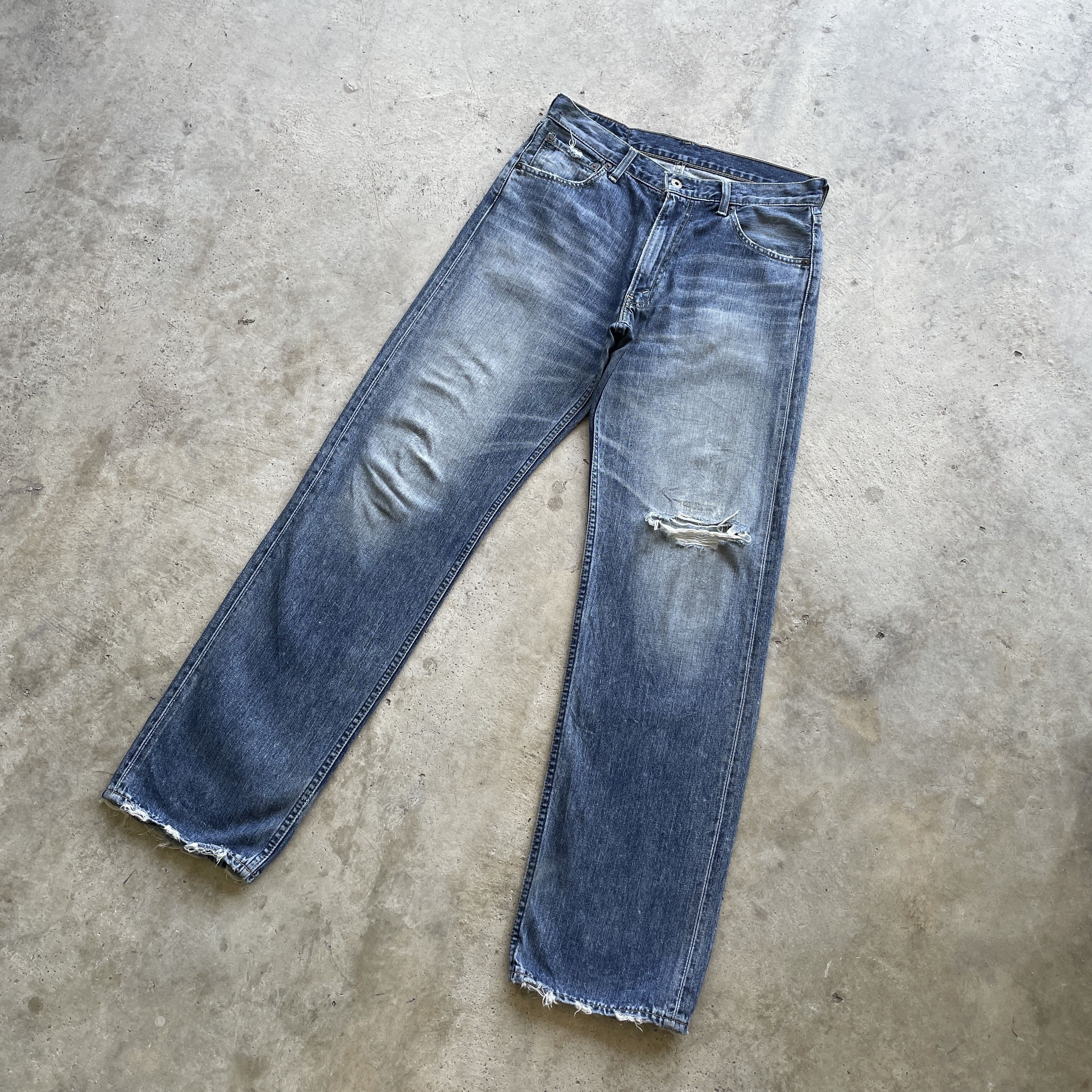 Levi's W32 Vintage Levi’s 503 Faded Denim Distressed Jeans Pants Size US 32 / EU 48 - 1 Thumbnail