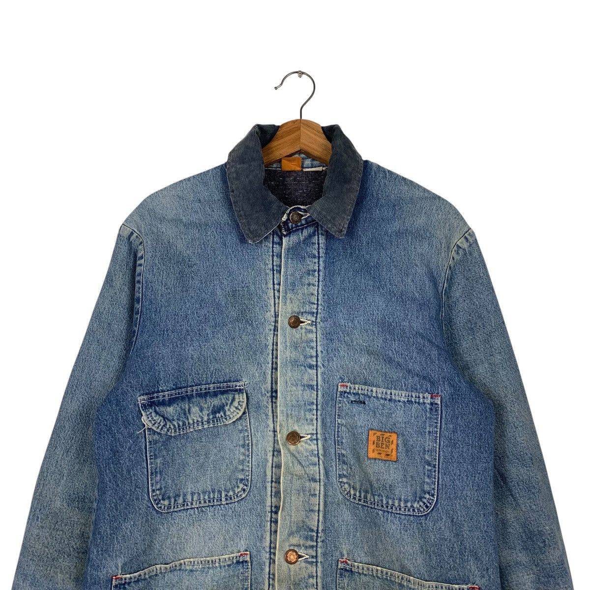 Japanese Brand BIG BEN by Wrangler Blanket Lined Denim Jacket #2141-C94 Size US M / EU 48-50 / 2 - 2 Thumbnail