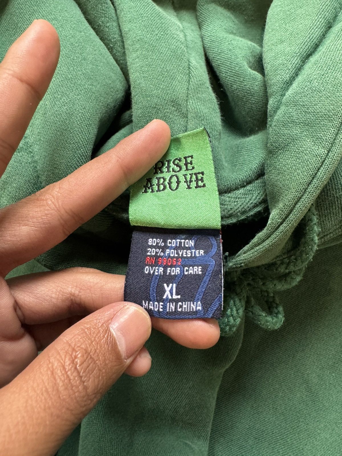 Antihero VINTAGE ANTI HERO SKATEBOARDS GREEN HOODIE Size US XL / EU 56 / 4 - 8 Thumbnail