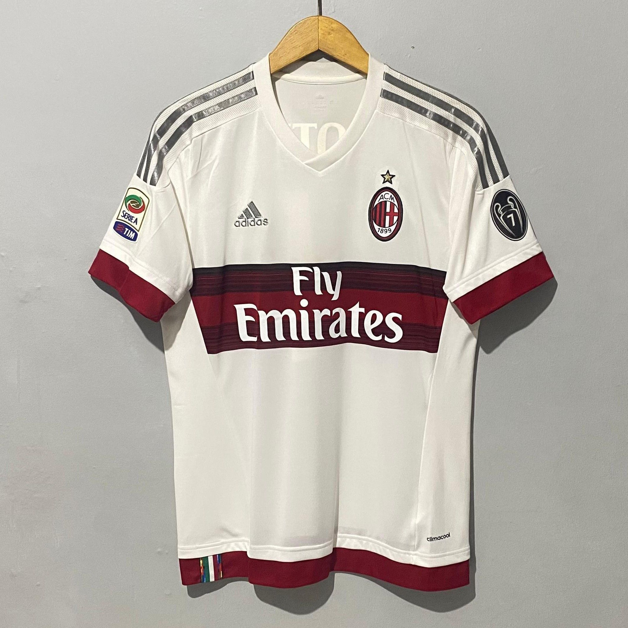 AC Milan 2015-2016 Away Jersey Mario Balotelli