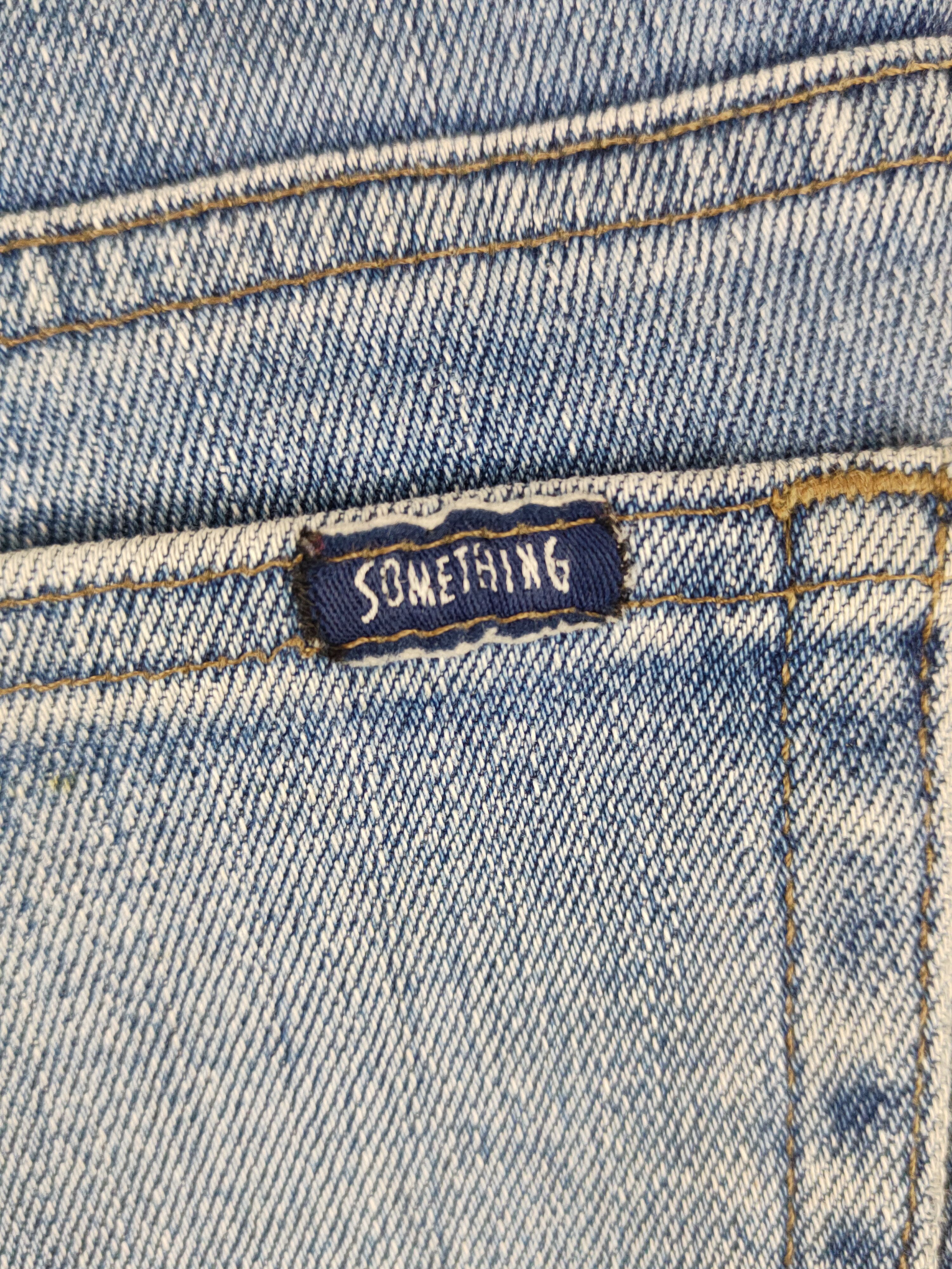 Edwin × Japanese Brand Something-Edwin Blue Faded Distressed Ripped Jeans #S1769 Size 29" - 8 Thumbnail