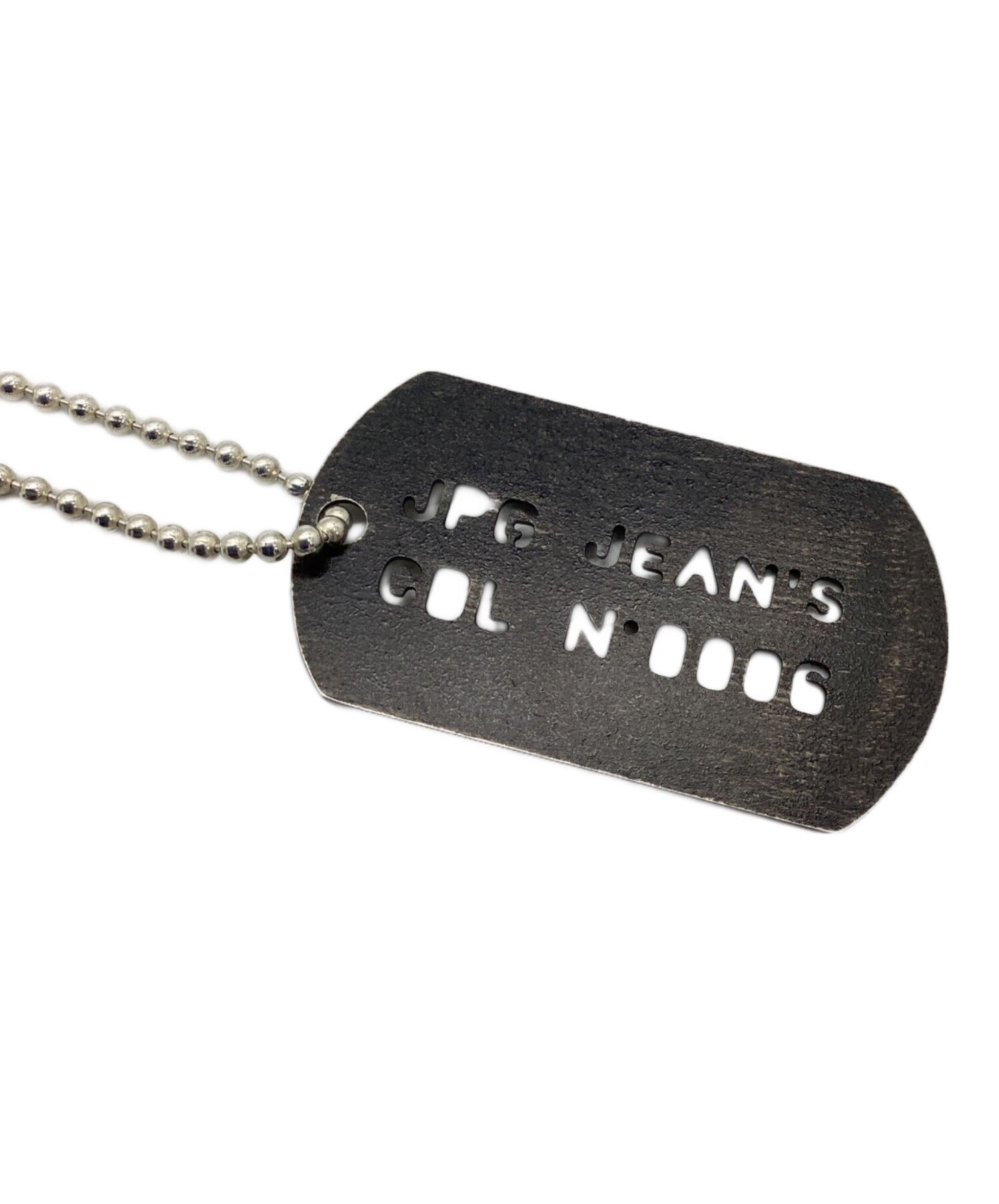 Jean Paul Gaultier Dog Tag Necklace Size ONE SIZE - 1 Thumbnail