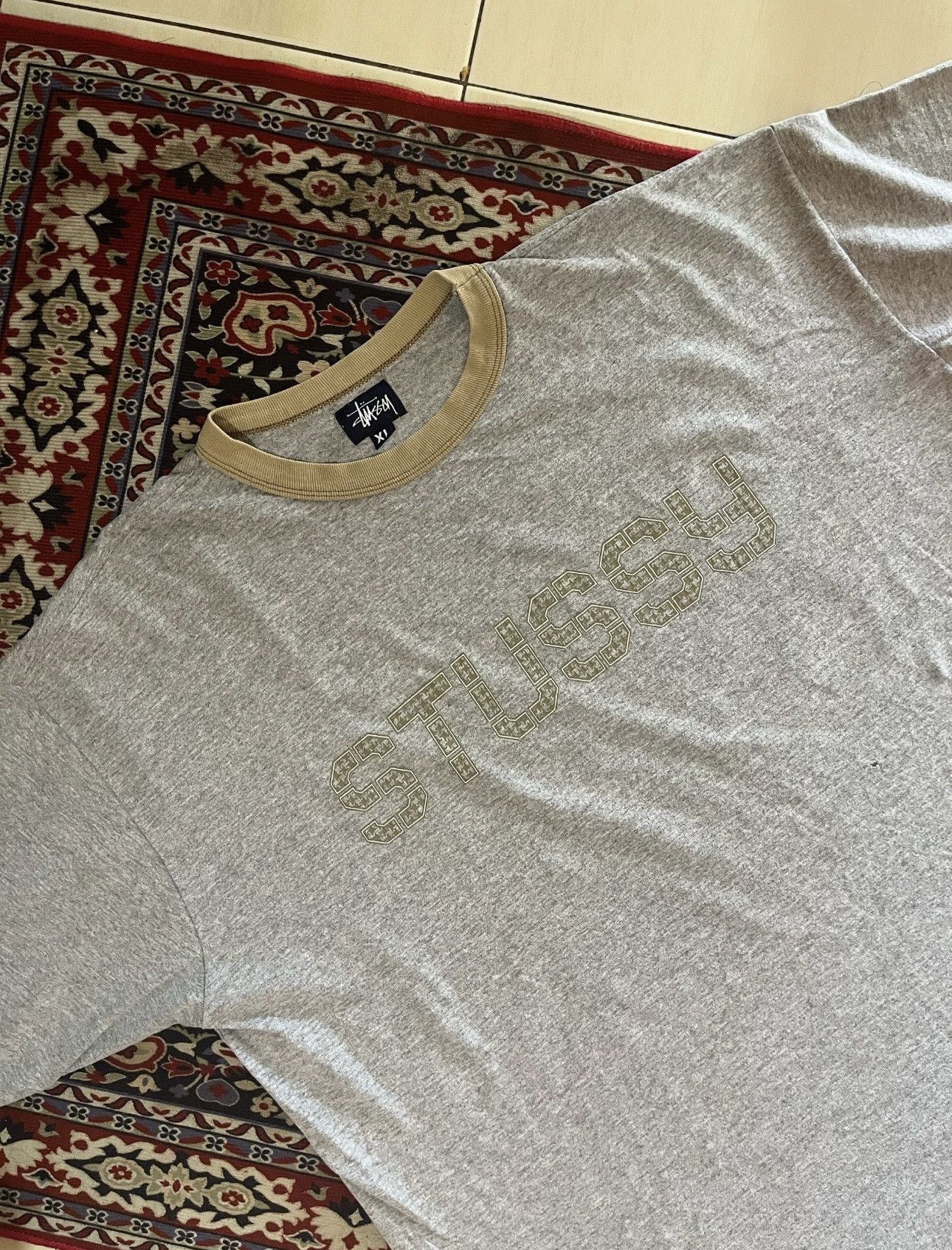 Stussy × Vintage 🔥Rare!! Vintage Stussy 90s Ringer T-Shirt Size US XL / EU 56 / 4 - 2 Thumbnail
